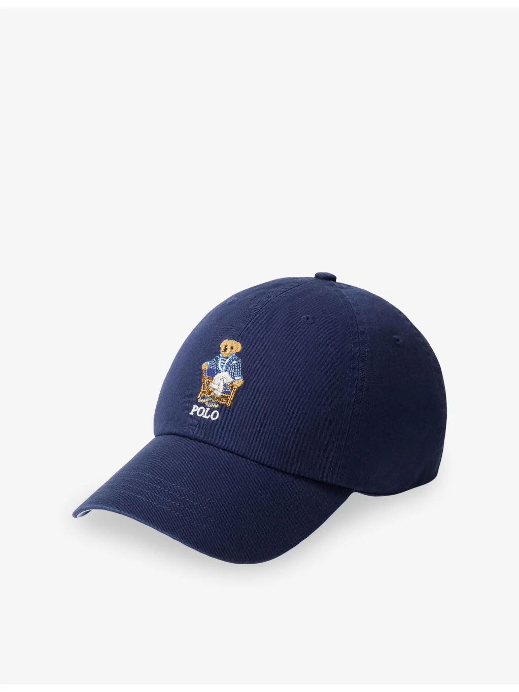 Brand-Embroidered Panelled Cotton-Twill Cap - 1
