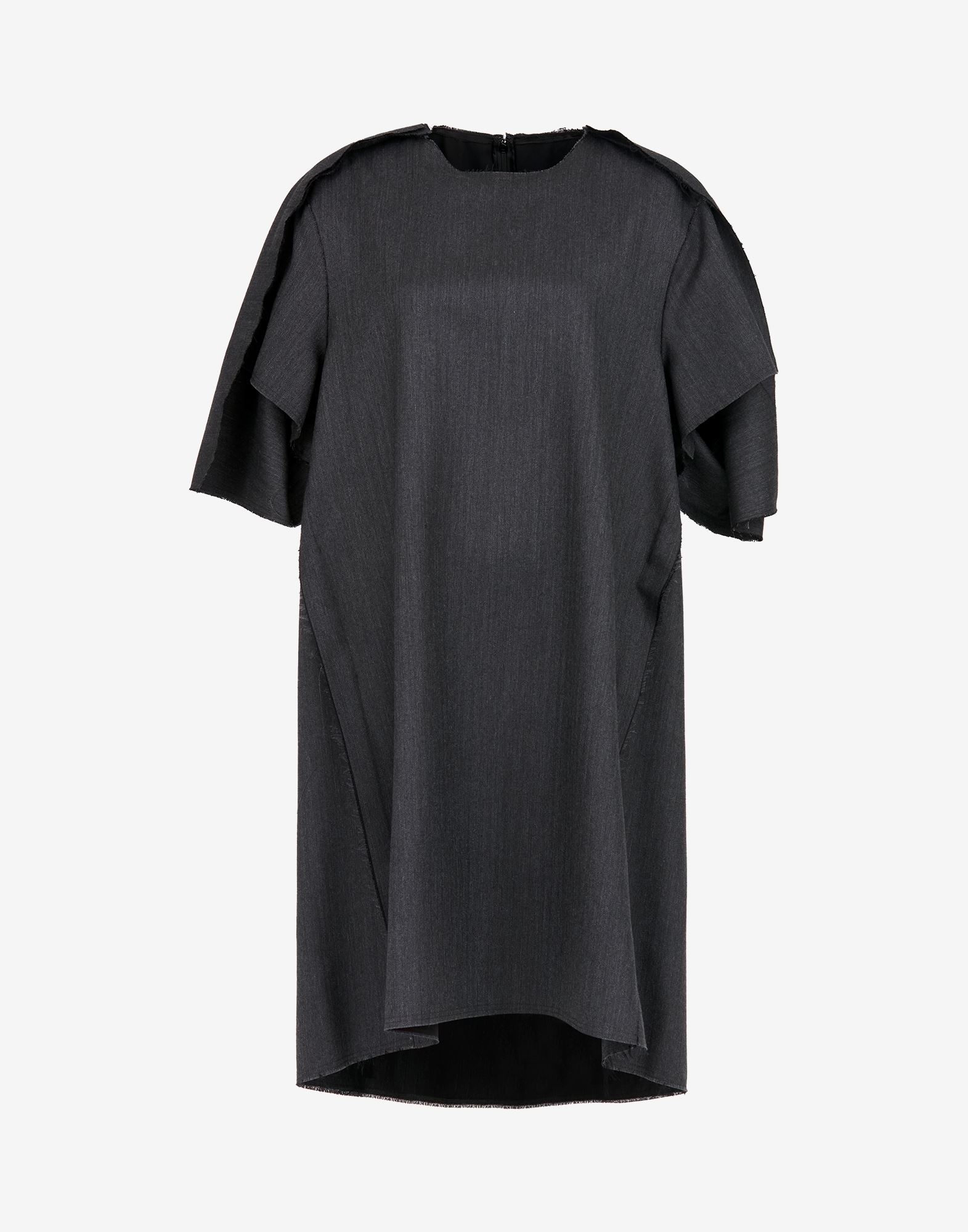 Flat pattern herringbone dress - 1