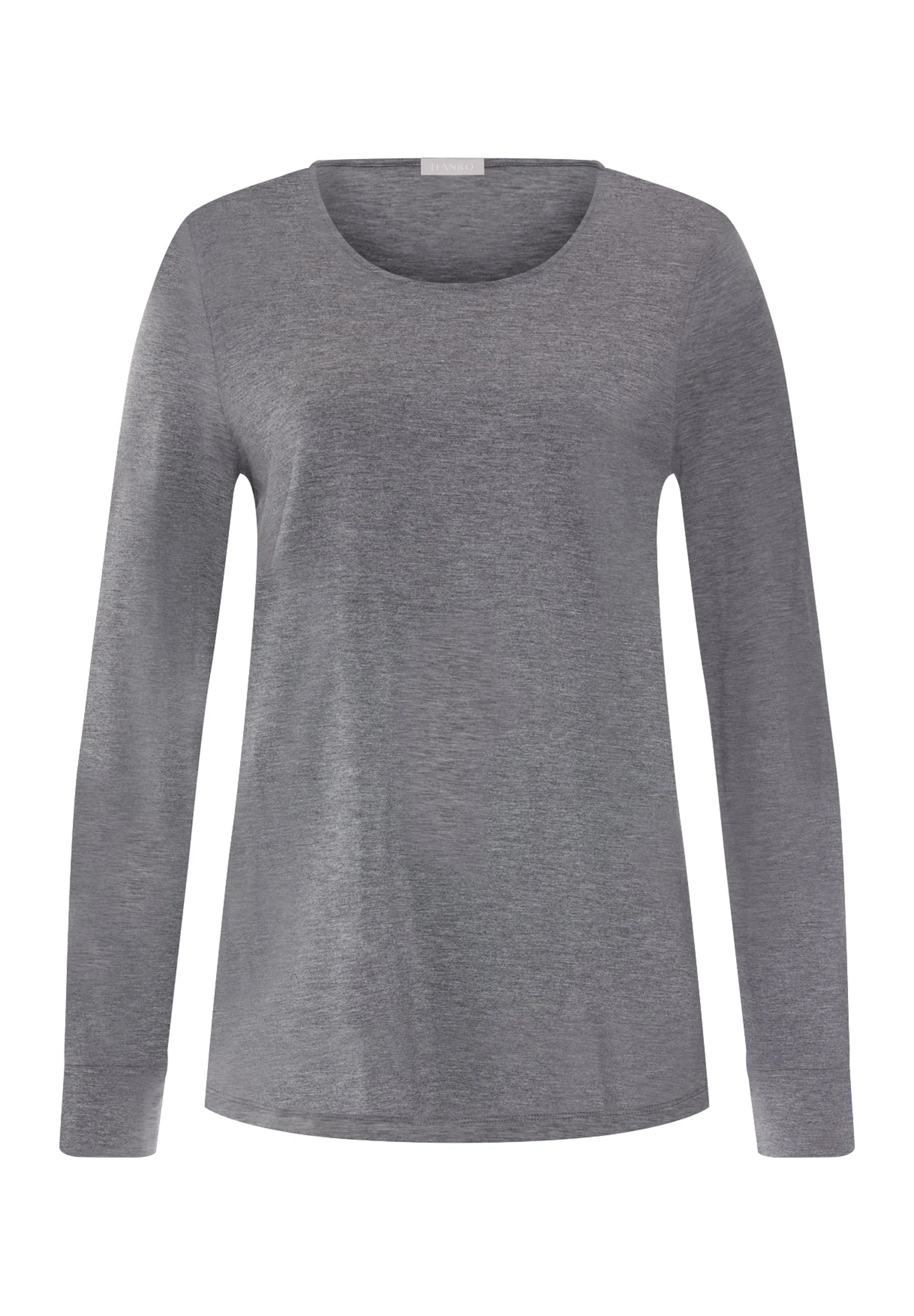 Natural Elegance Relaxed Round Neck Top - 1