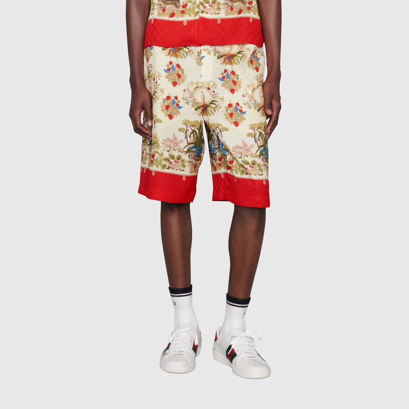 Gucci 100 floral print shorts 3