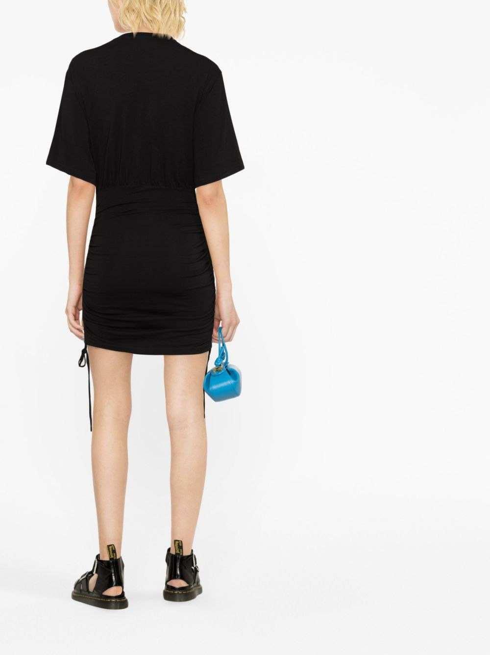 Roses logo-print T-shirt dress - 3