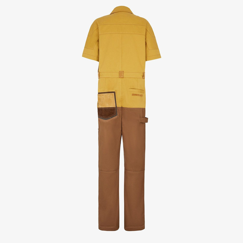 FENDI Multicolor gabardine jumpsuit outlook