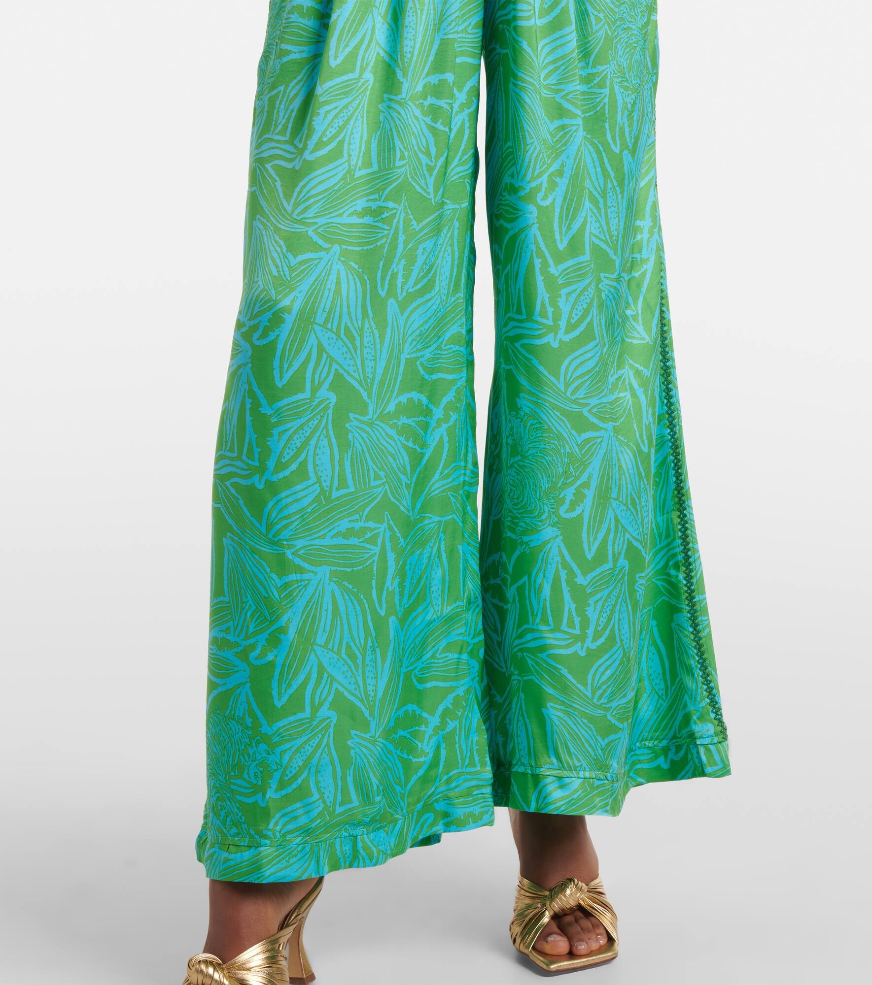 Claudia printed halterneck jumpsuit - 5
