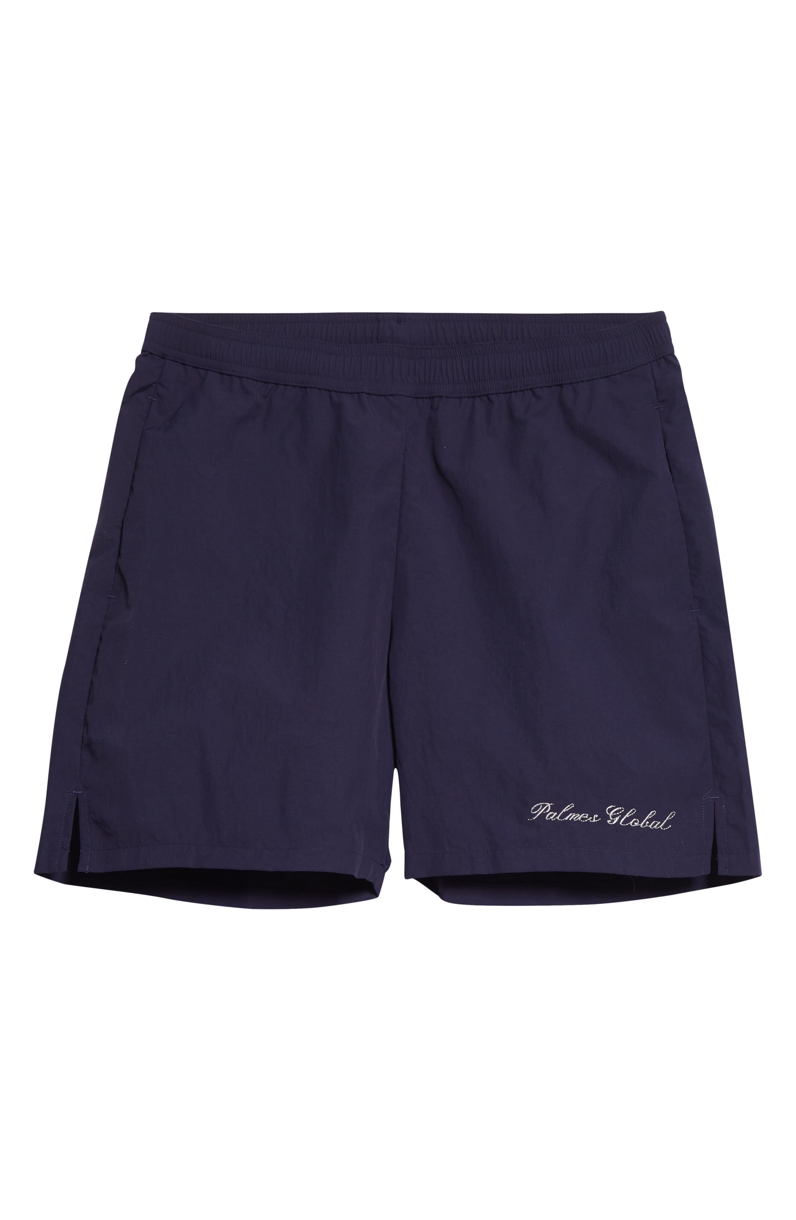 PALMES Global Tennis Shorts in Dark Blue at Nordstrom - 6