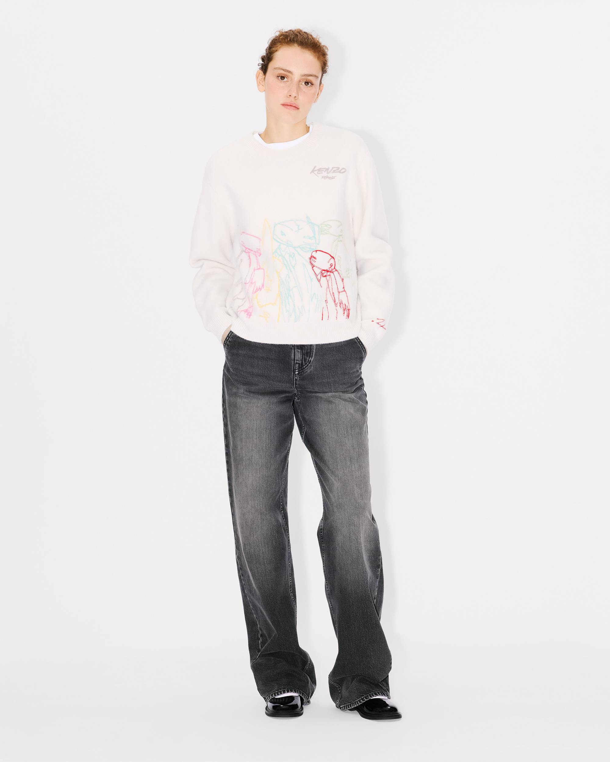 'Kenzo x Futura 2000' jumper in wool - 5