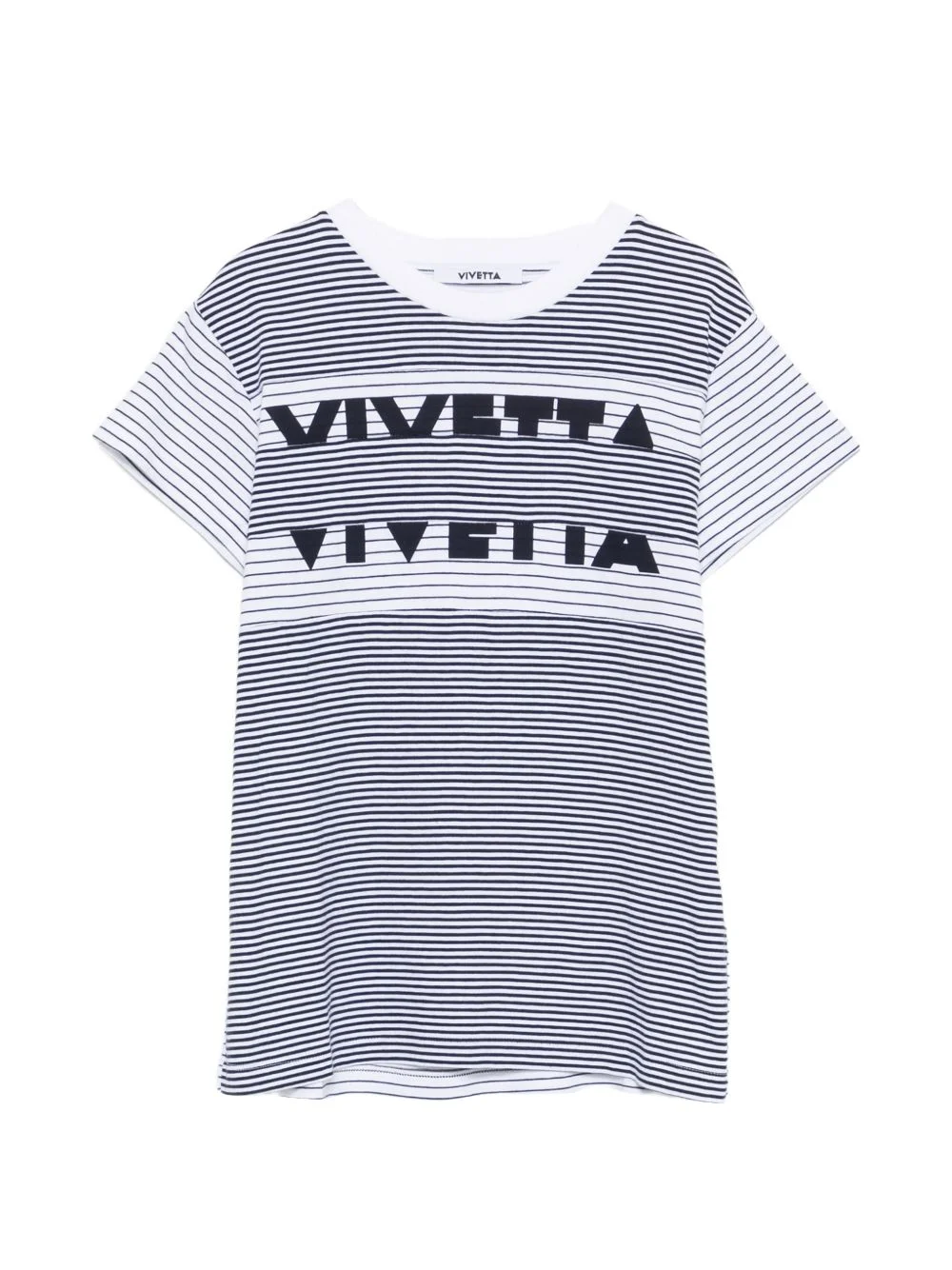 striped T-shirt - 1