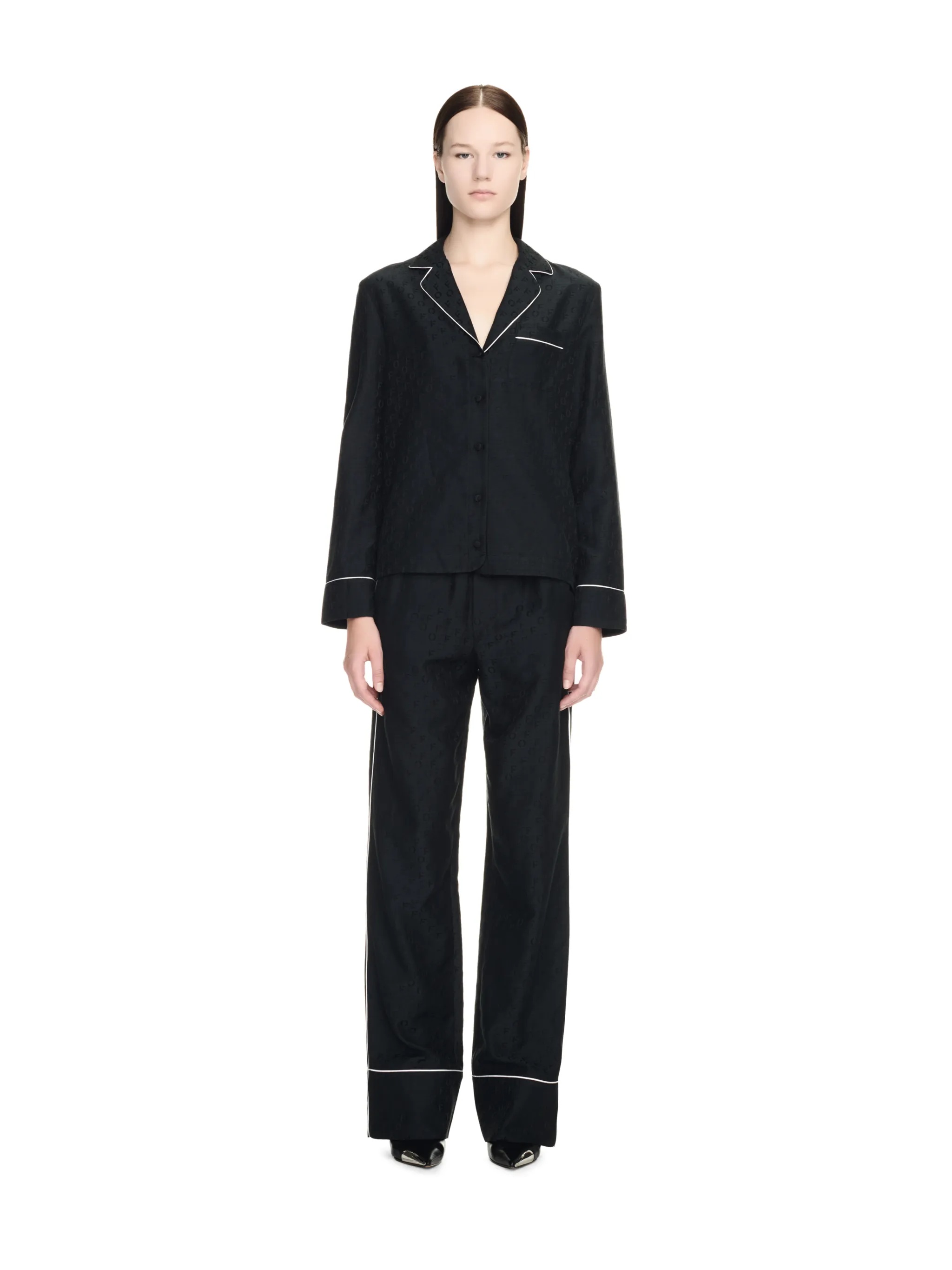 Off Jacq Pajama Ls Shirt - 2