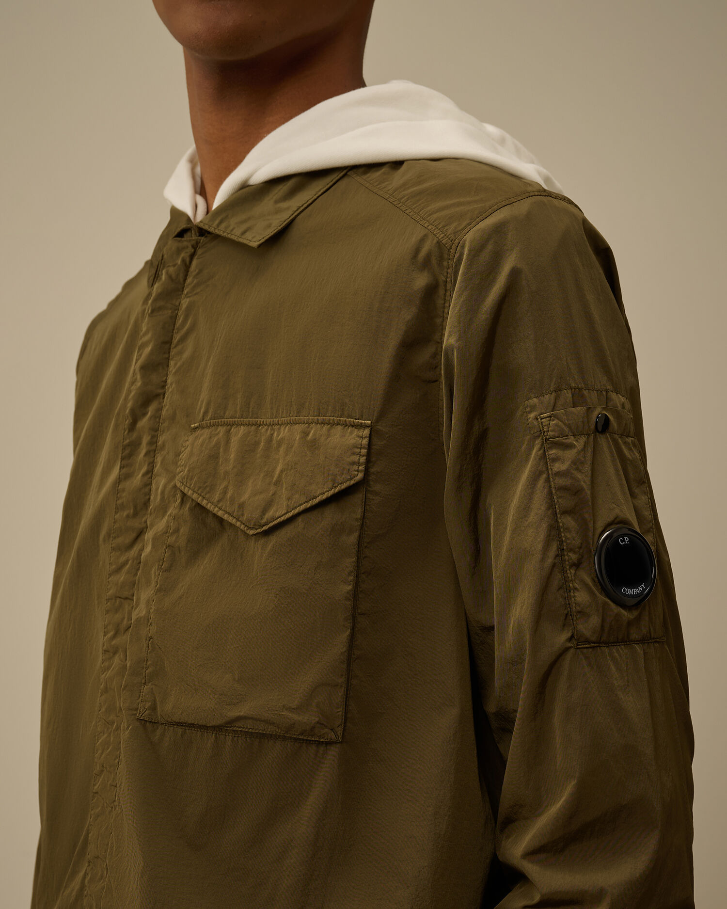 Chrome-R Lens Zipped Overshirt - 5