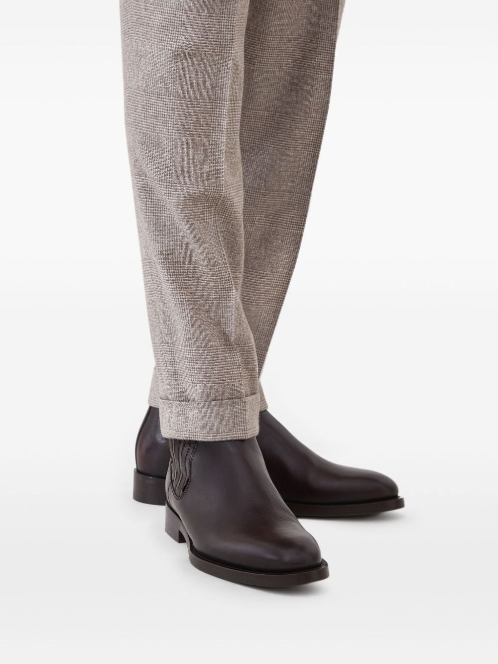 Leather chelsea boots - 5