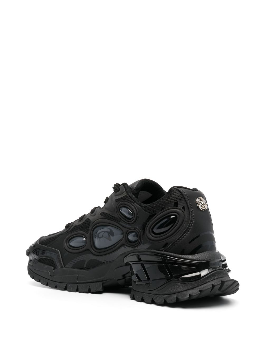 chunky-sole lace-up sneakers - 3