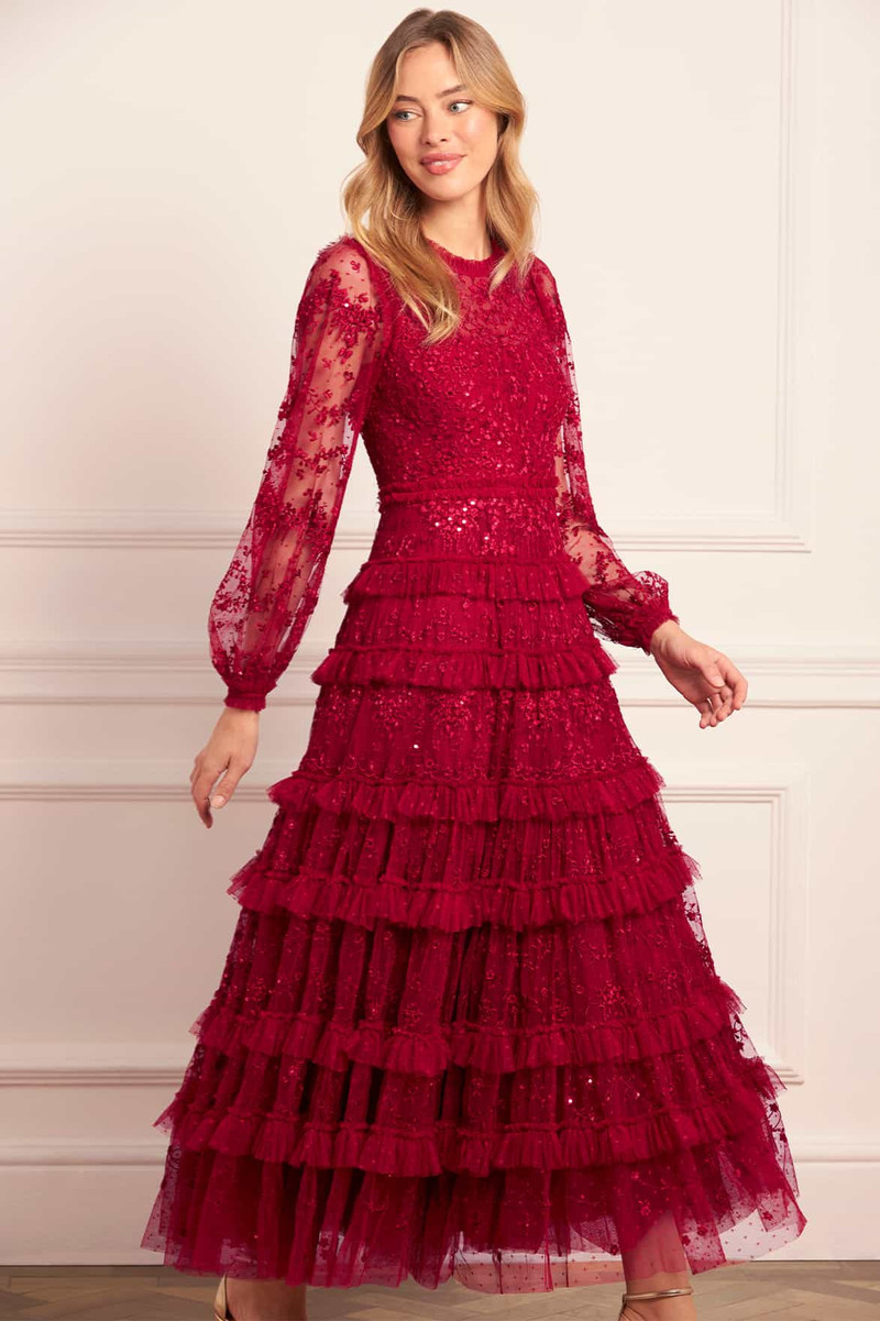Needle & Thread Blossom Lace Ankle Gown outlook