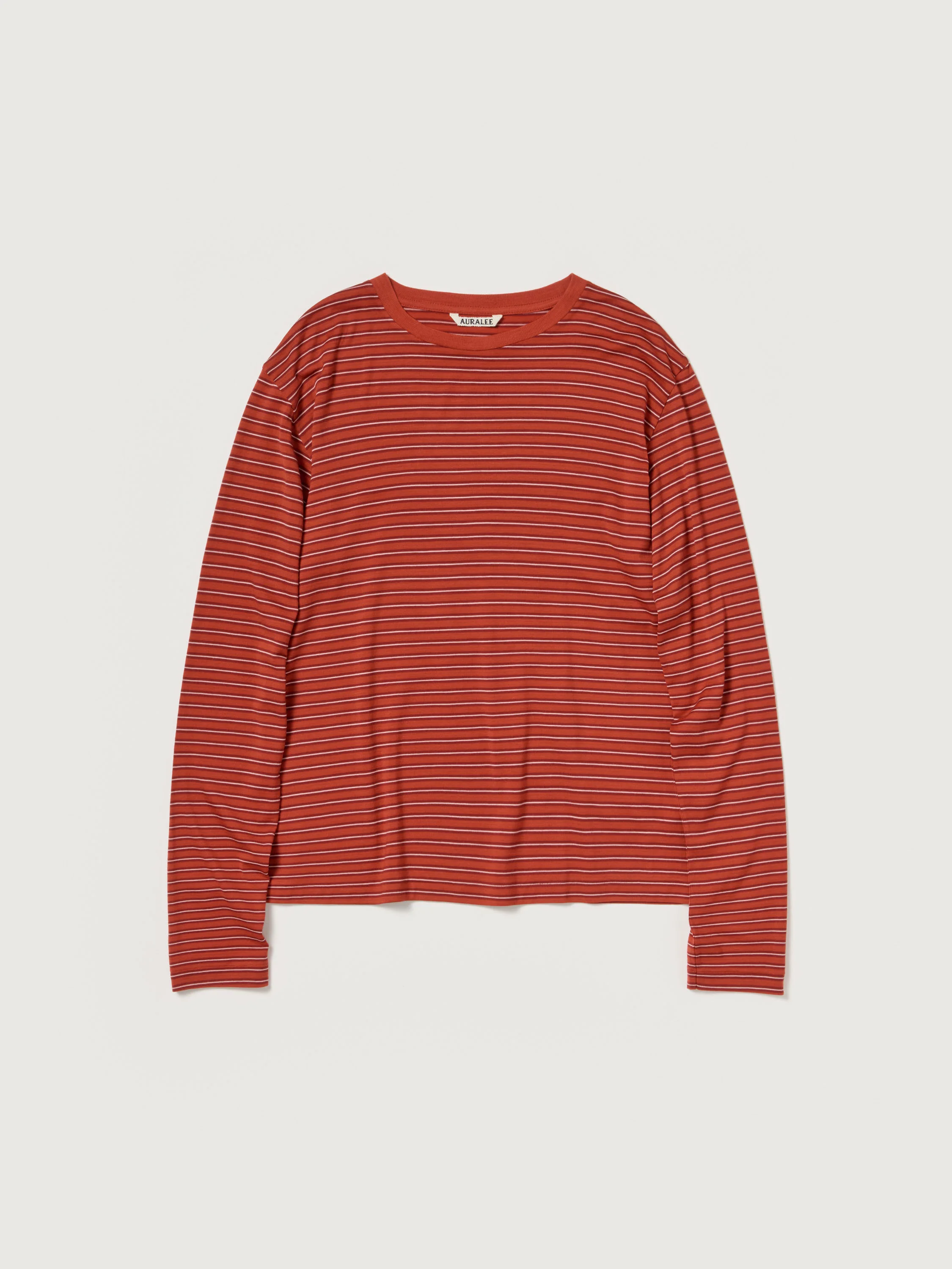 SOFT SMOOTH WOOL STRIPE JERSEY L/S TEE - 1