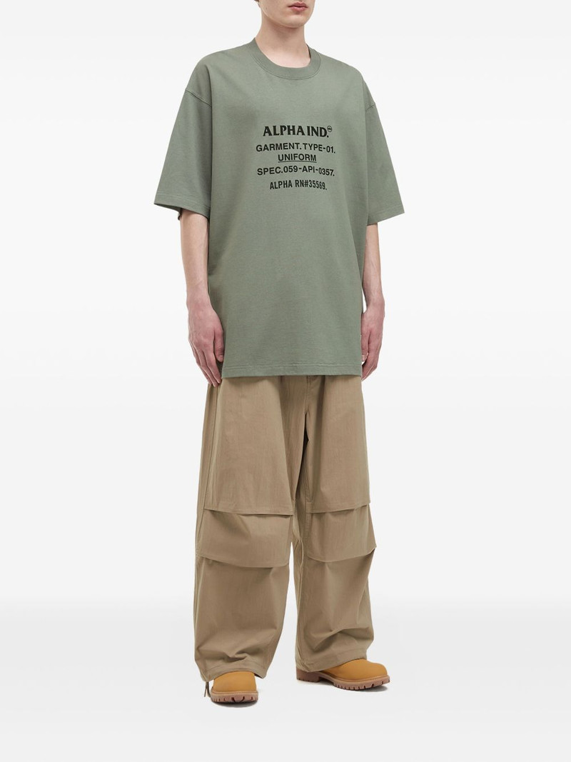 ALPHA INDUSTRIES graphic-print T-shirt outlook