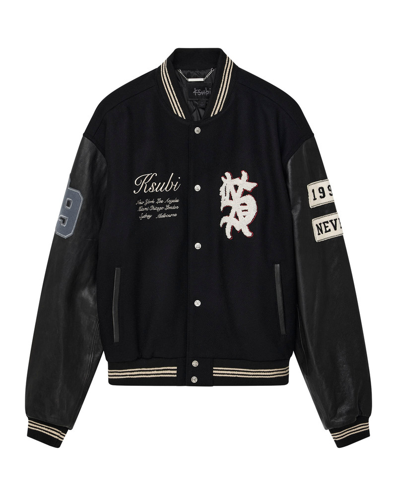 PLAYOFF VARSITY JACKET BLACK 7