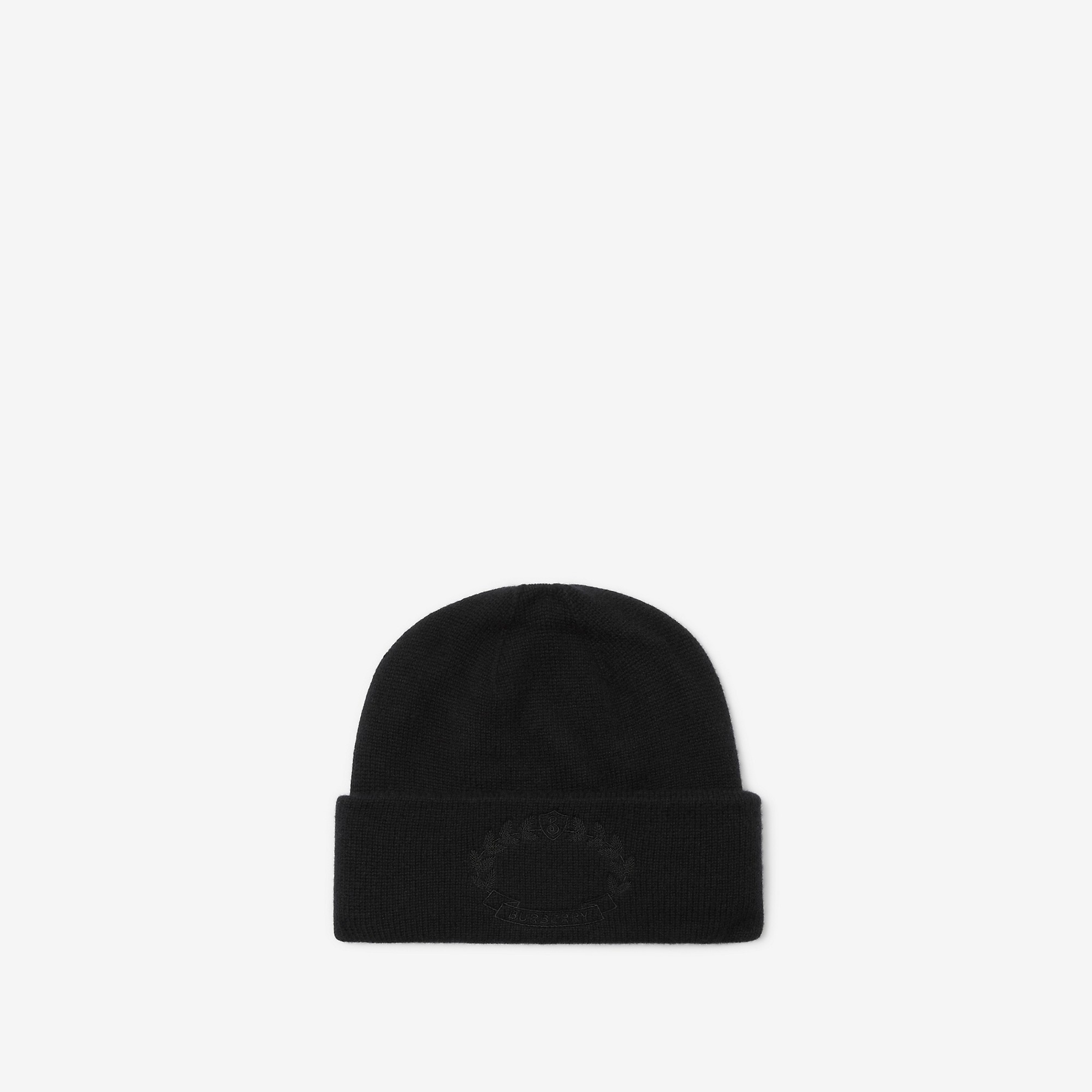 Oak Leaf Crest Cashmere Beanie - 1