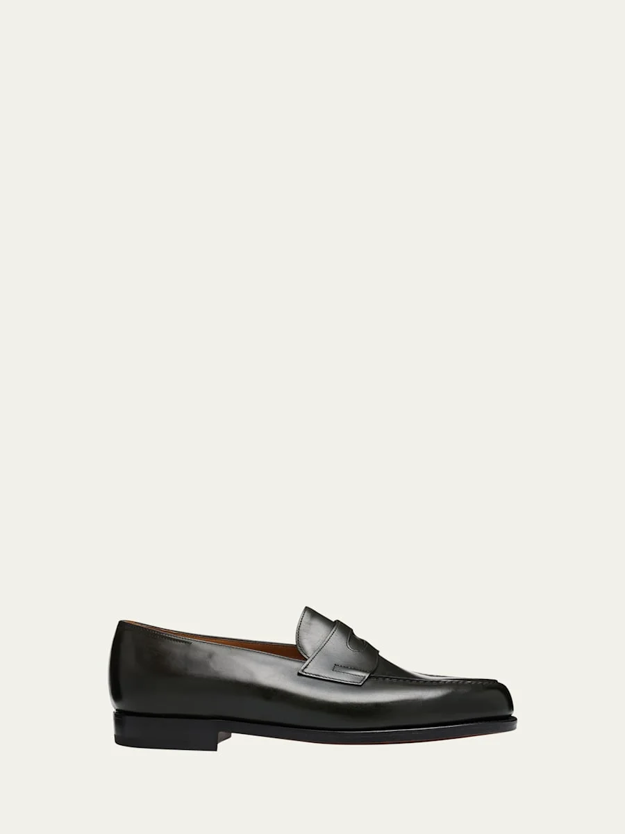 Men's Lopez Calf Leather Penny Loafers - 1