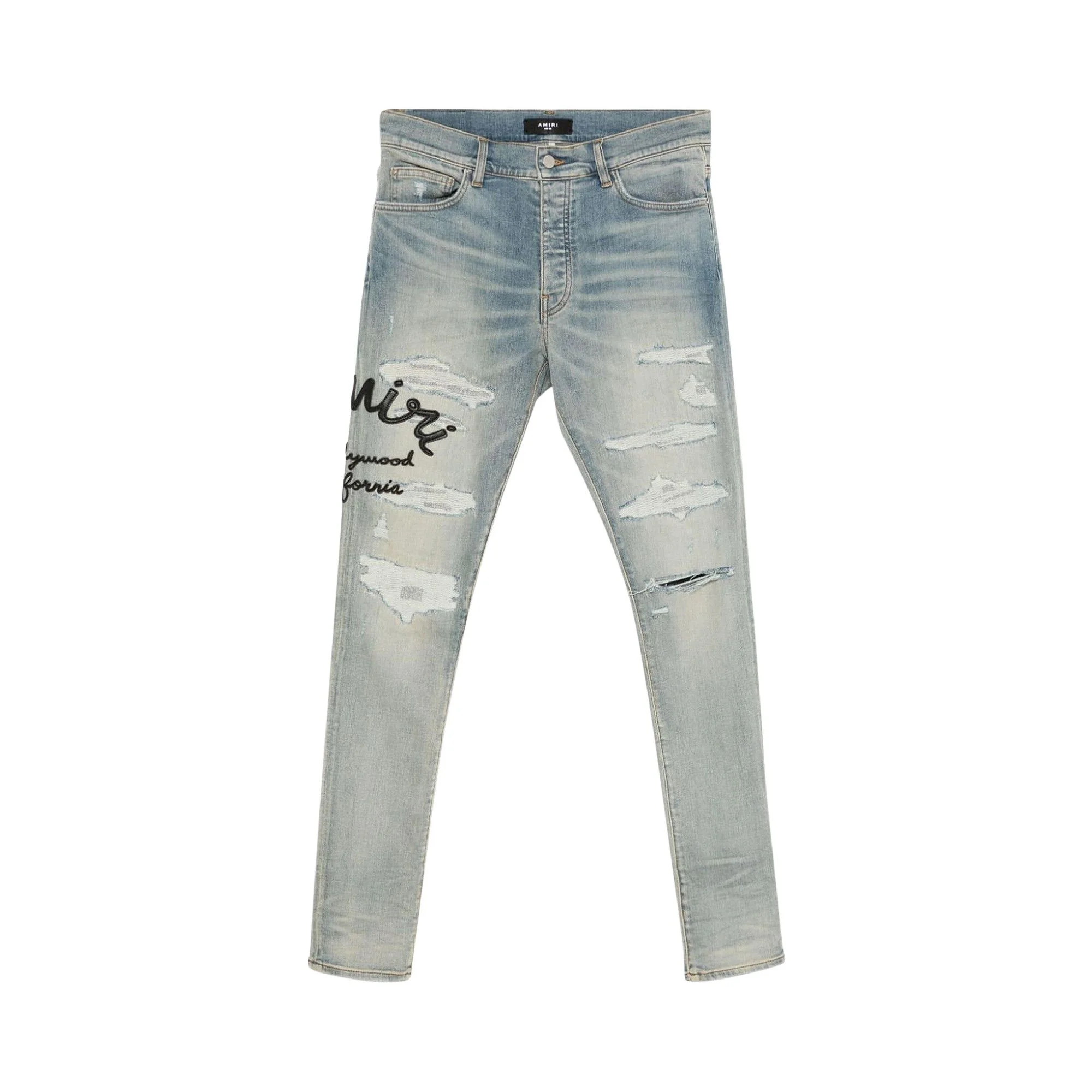 Amiri Hollywood Thrasher Jean 'Antique Indigo' - 1