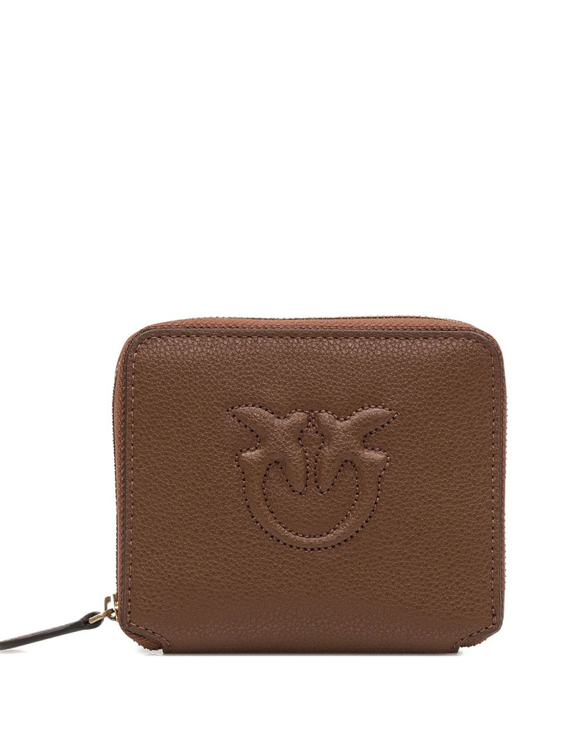 Taylor embossed logo zip-around purse 1