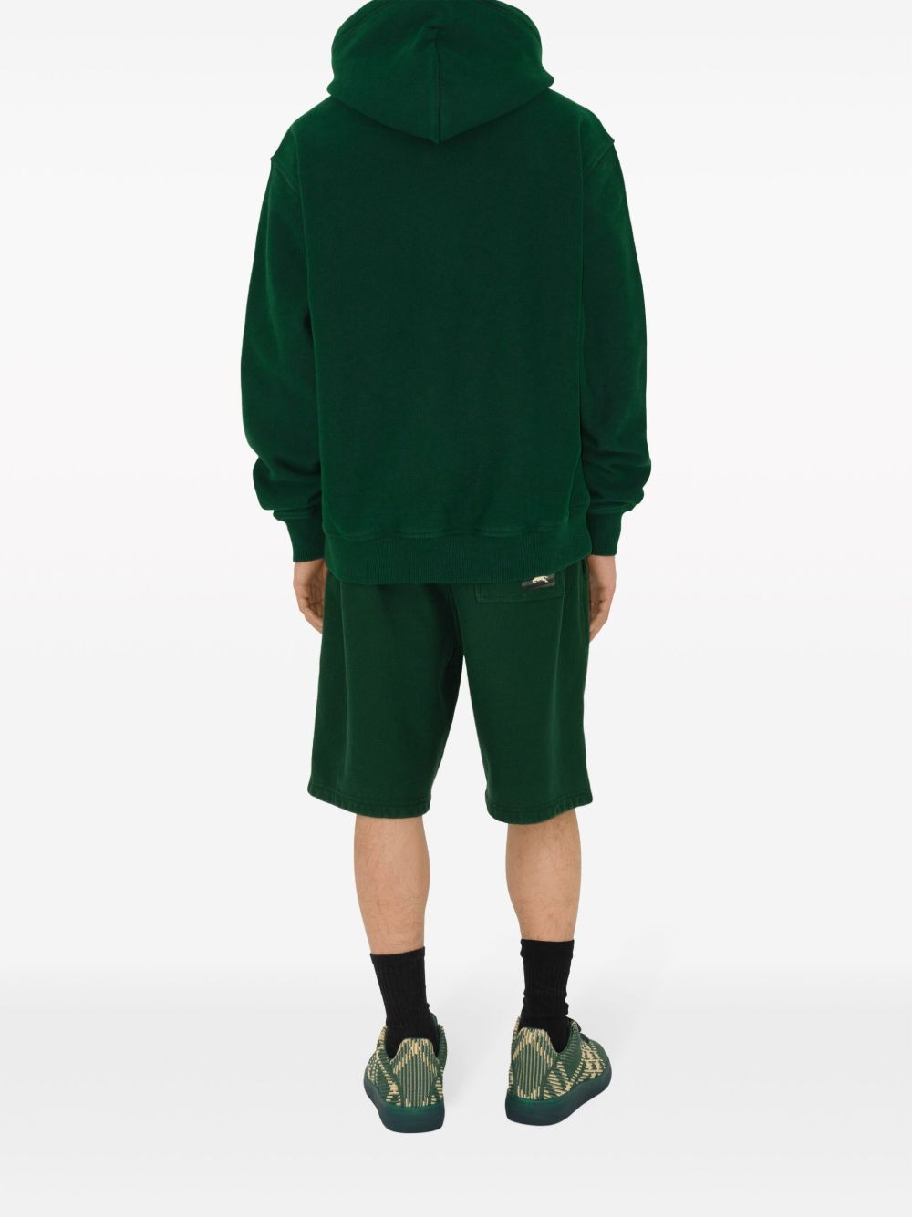 EKD drawstring cotton hoodie - 4