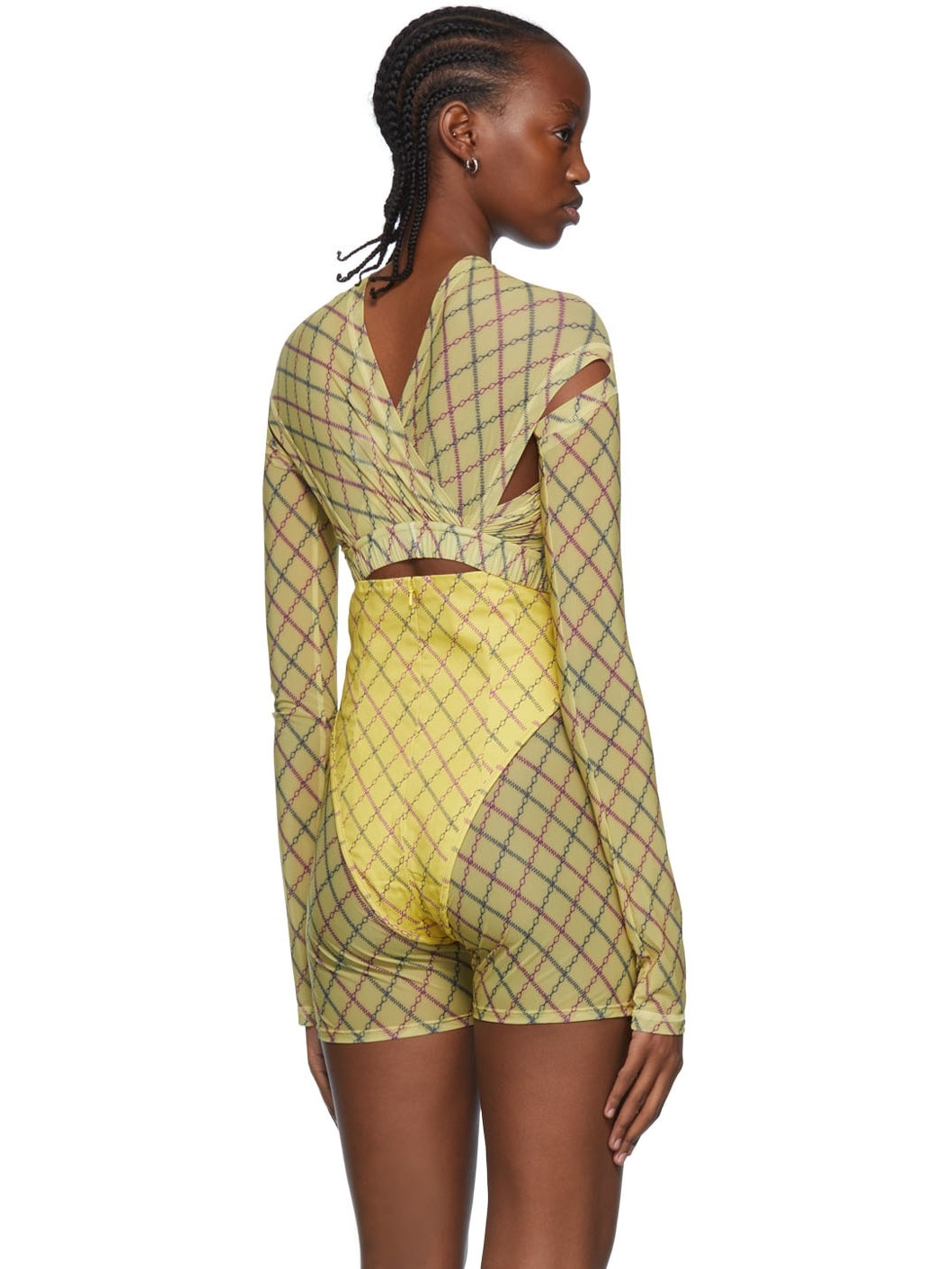 SSENSE Exclusive Yellow Anti-Cross Blouse - 3