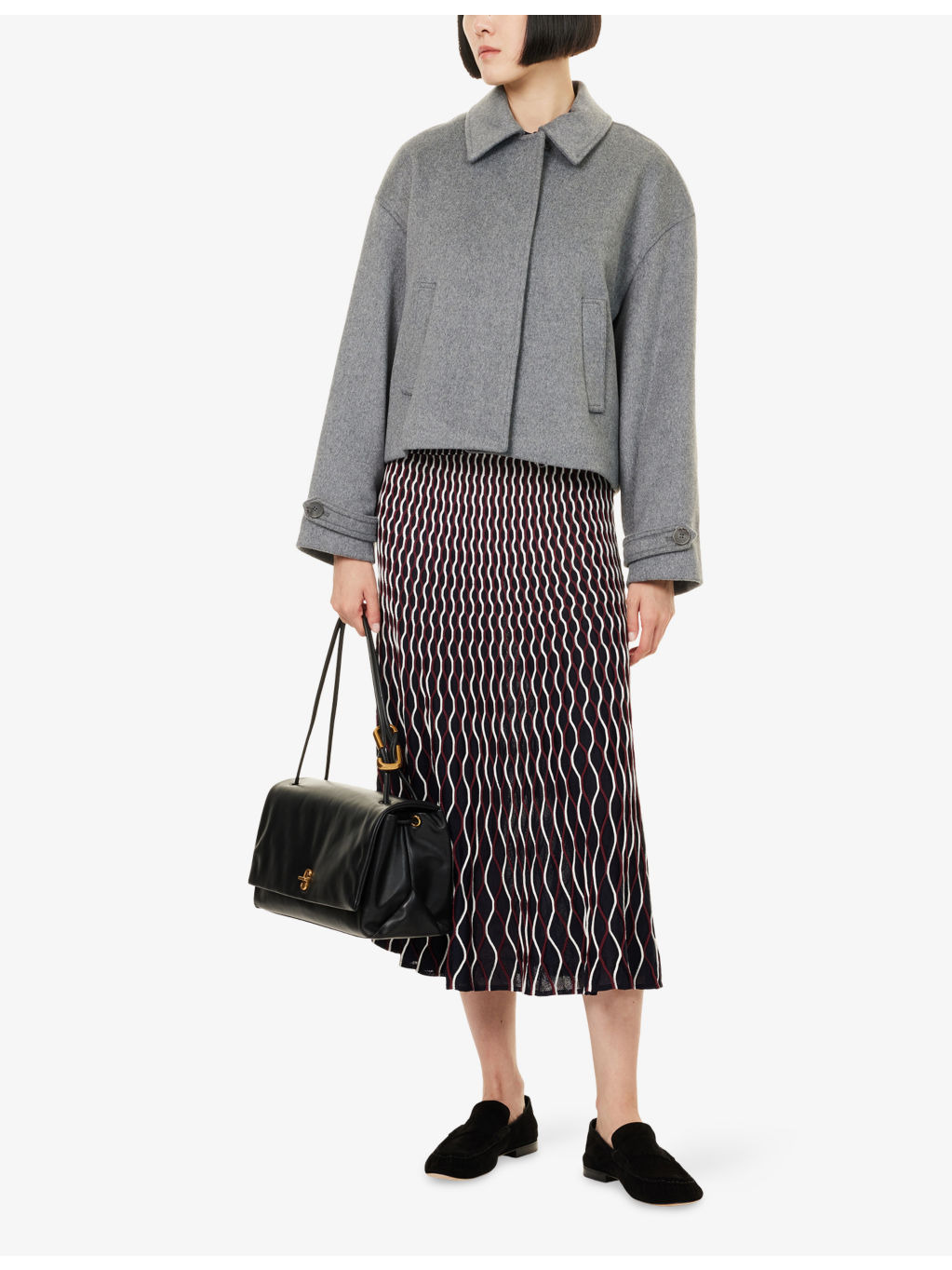 Colby Cropped Wool-Blend Jacket - 2