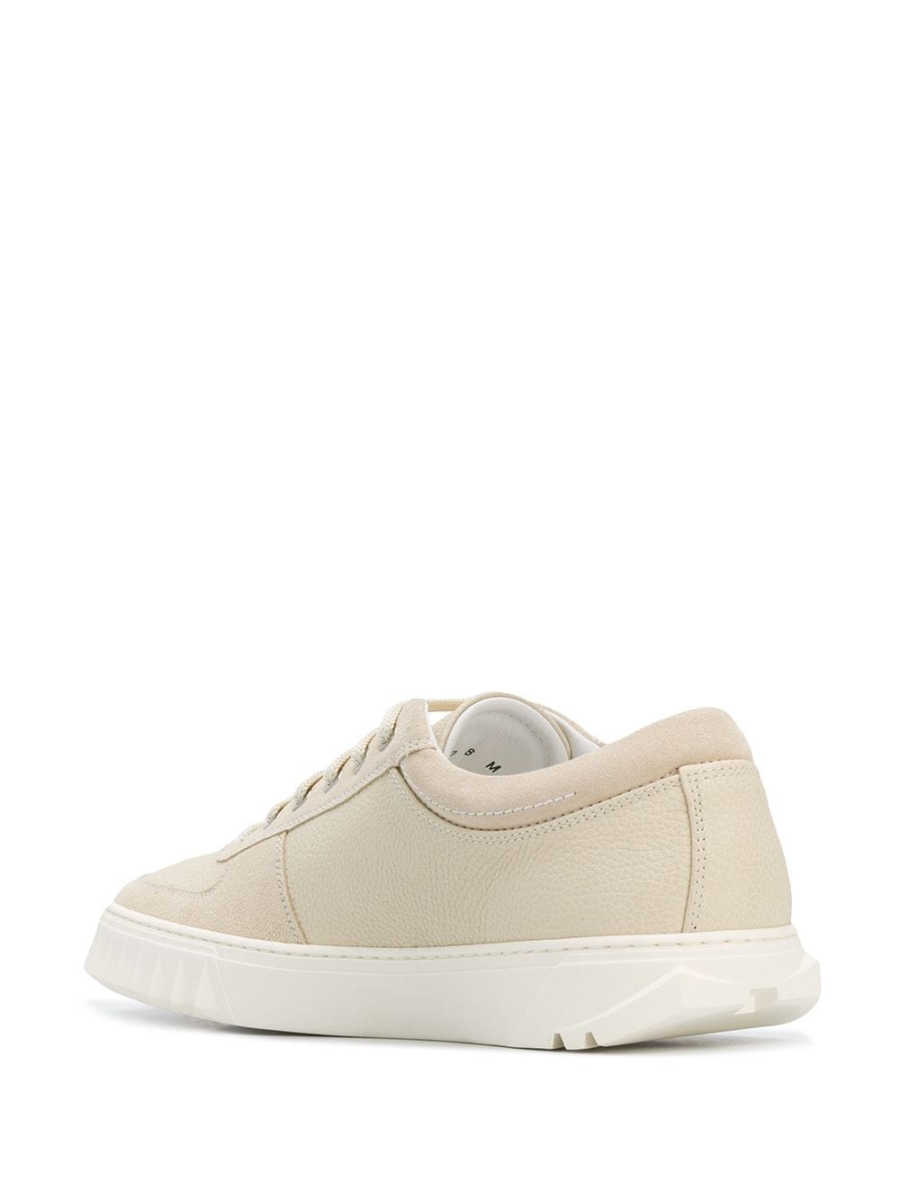 panelled low-top sneakers - 3