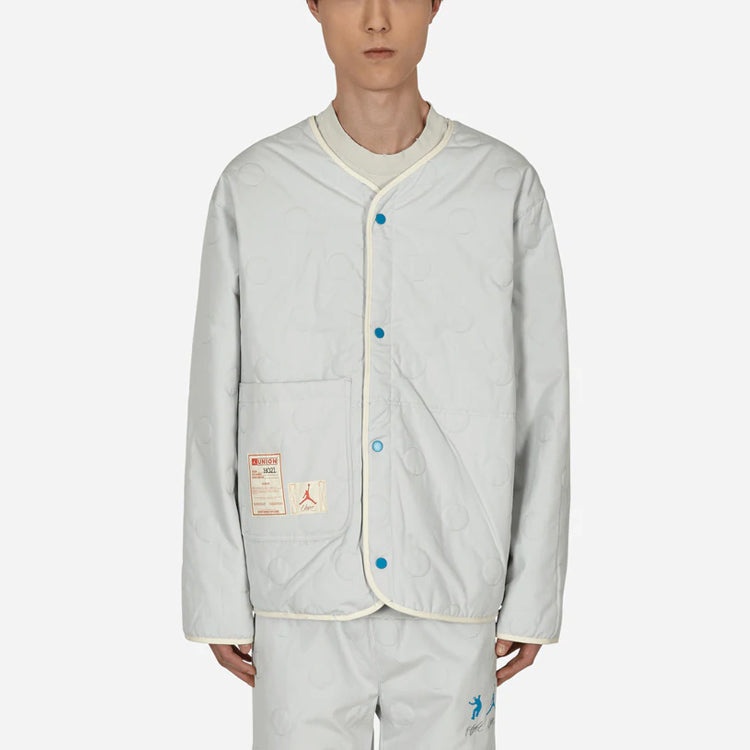 Men's Air Jordan x Union Crossover Solid Color Printing Logo reversible Long Sleeves Jacket US Editi - 7