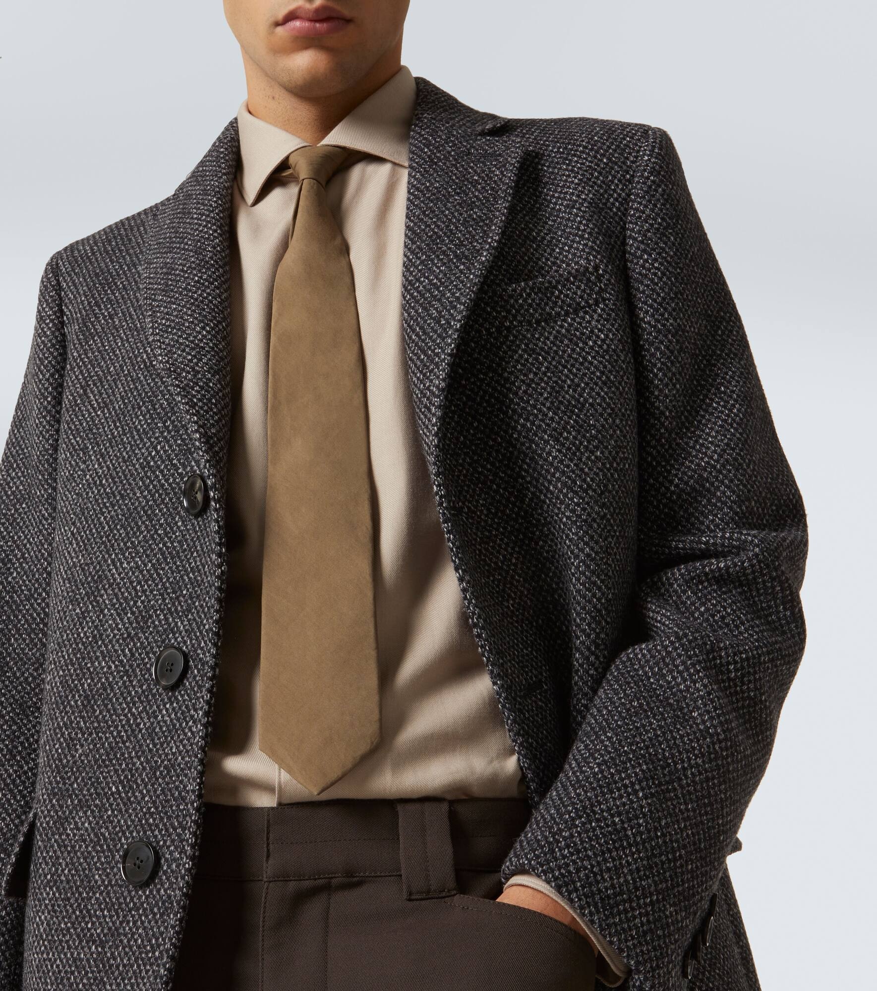 Cotton and cashmere shirt - 5