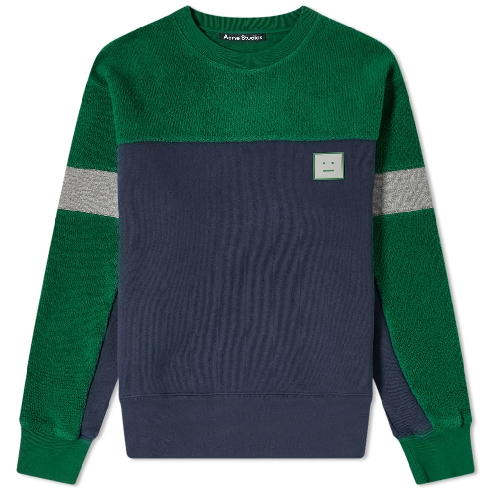 Acne Studios Fillmore Face Fleece Crew Sweat - 1