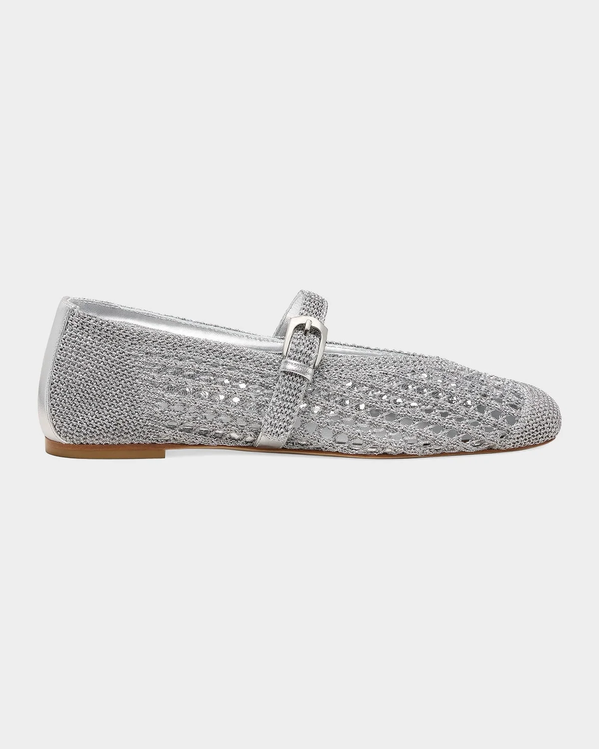 Leora Crochet Mary Jane Ballerina Flats - 1