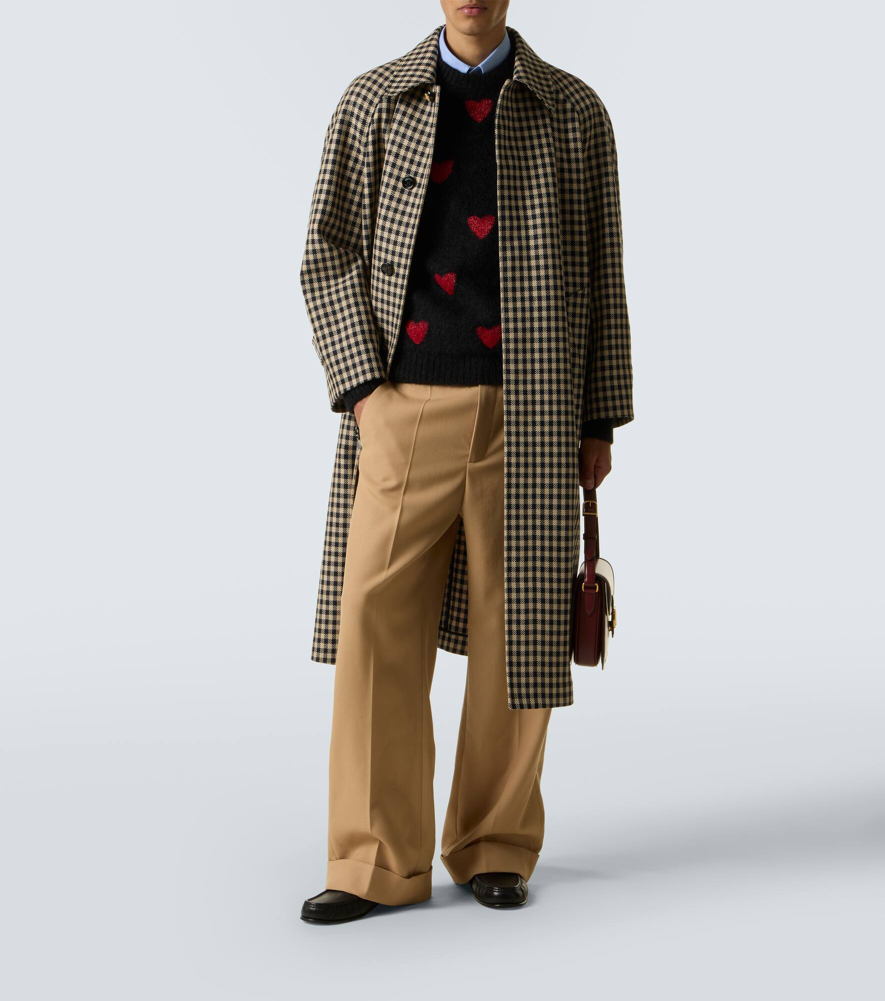 Lamé jacquard sweater - 2