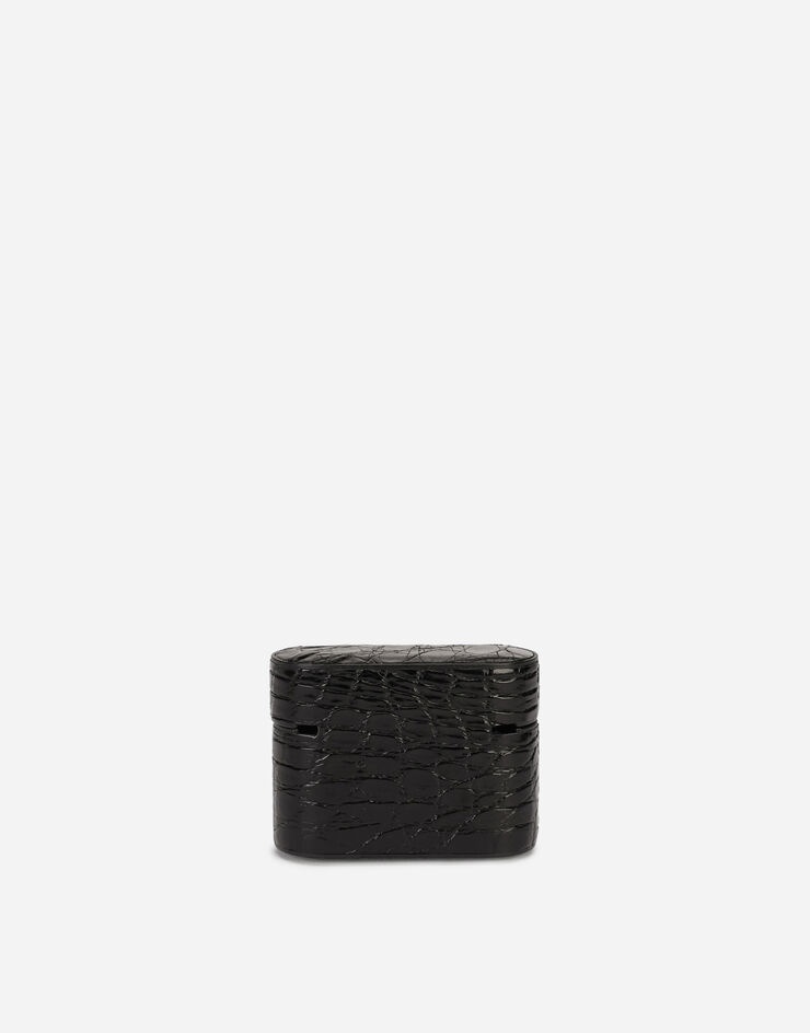 Leather airpods pro case with plate - 3