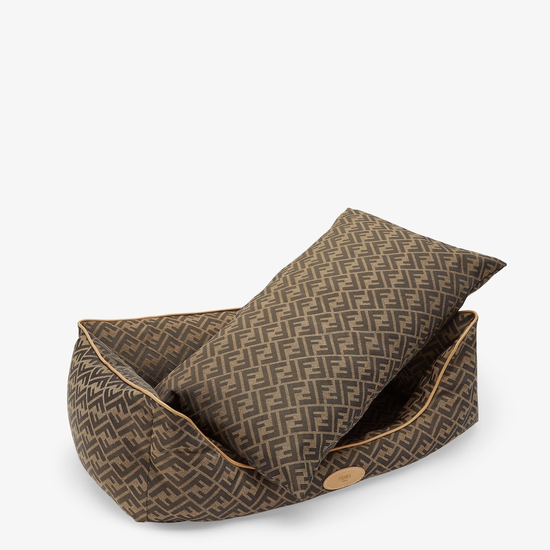 Small FF Jacquard Fendi Dog Bed - 2