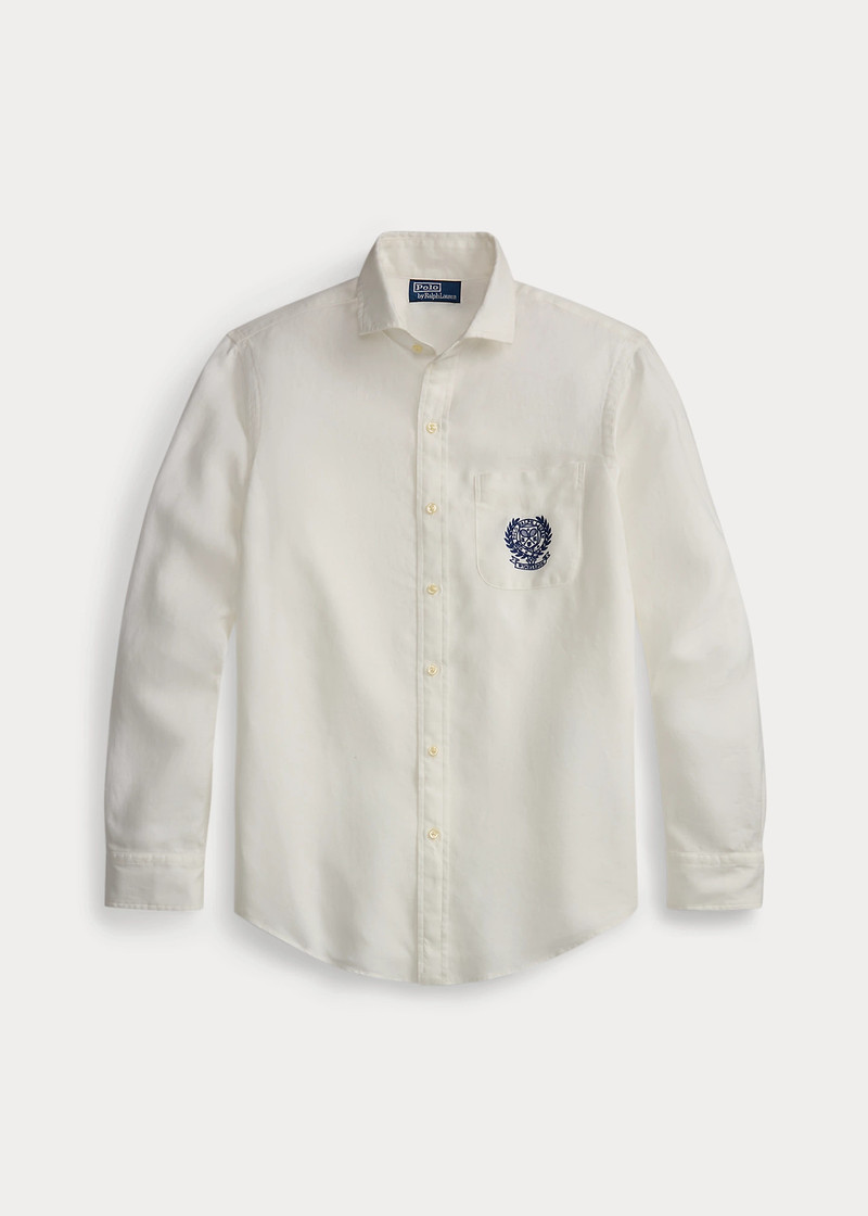 Wimbledon Classic Fit Linen Shirt 1