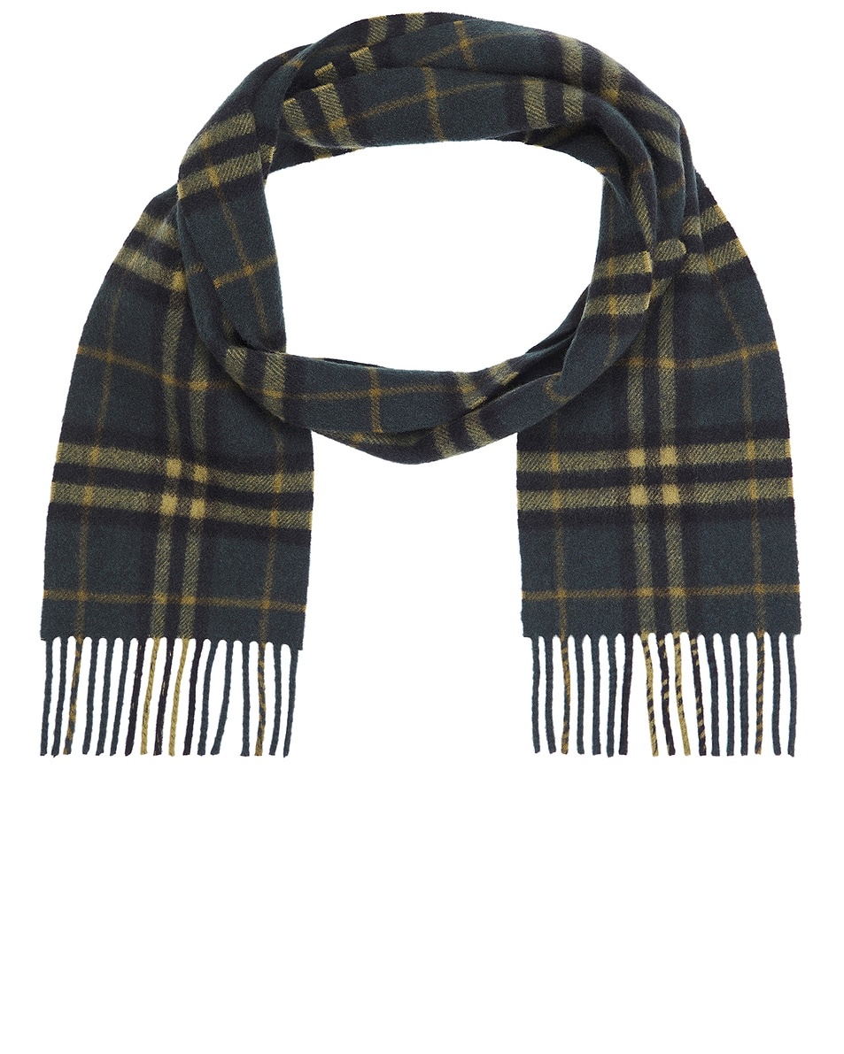 Check Cashmere Scarf - 1