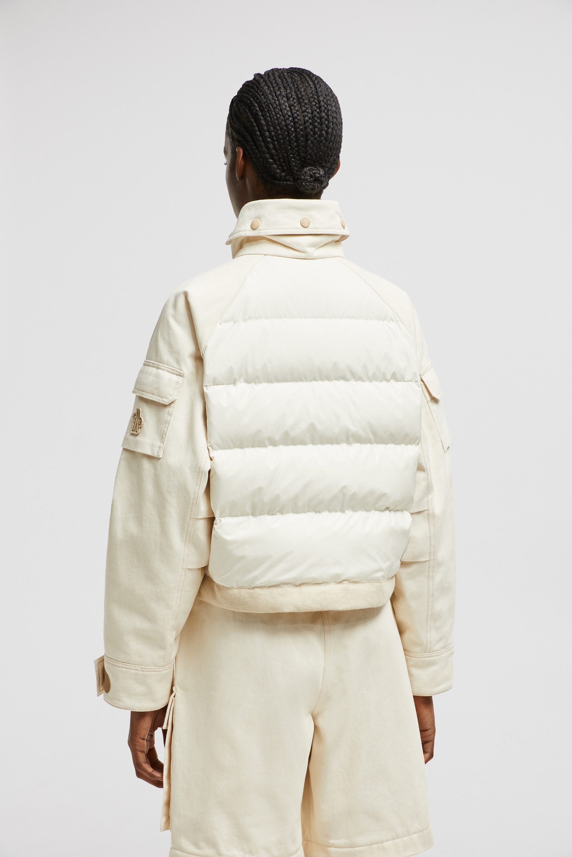 Soignes Bouclé & Cotton Short Down Jacket - 5