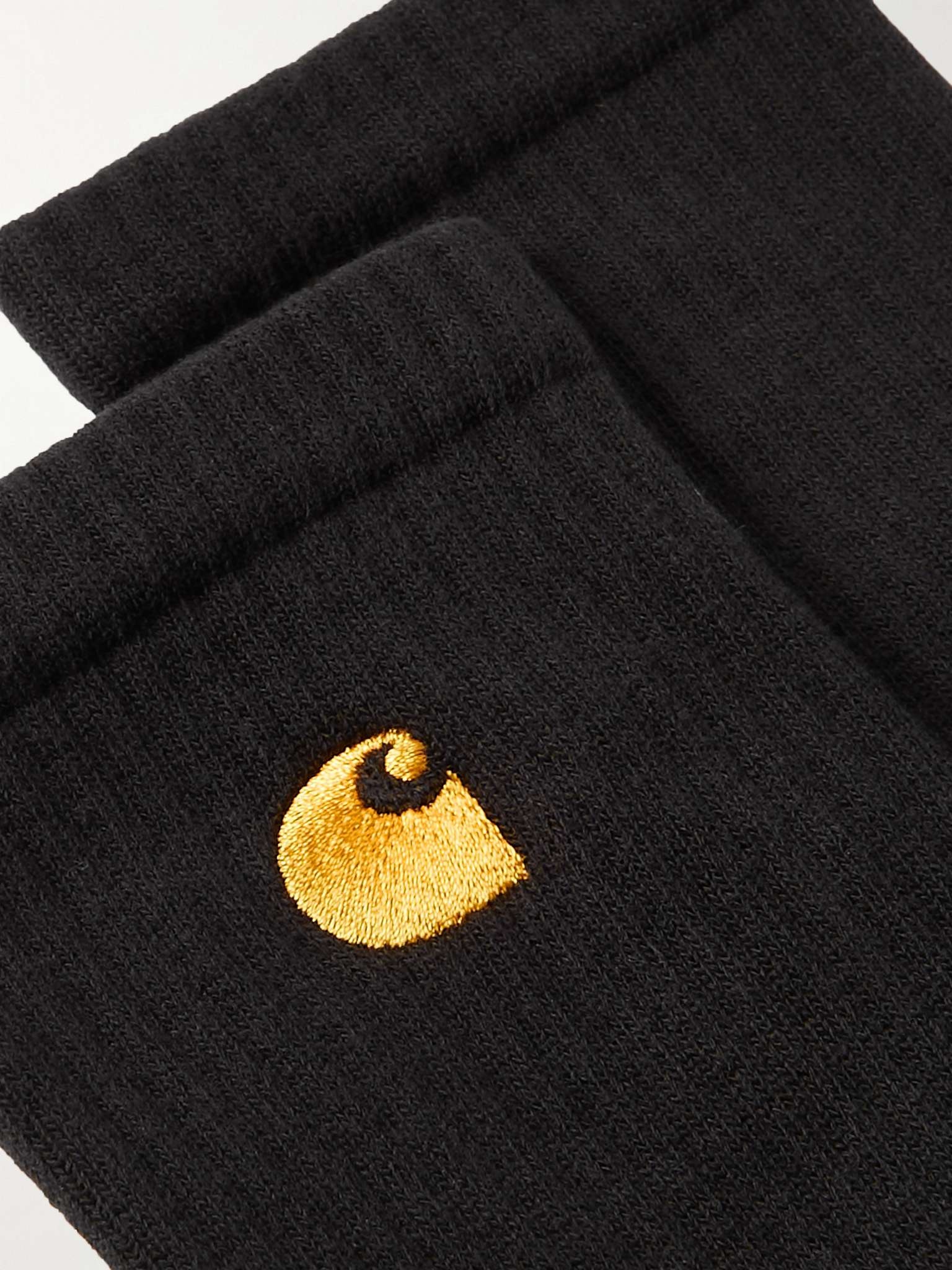 Chase Logo-Embroidered Ribbed Cotton-Blend Socks - 2