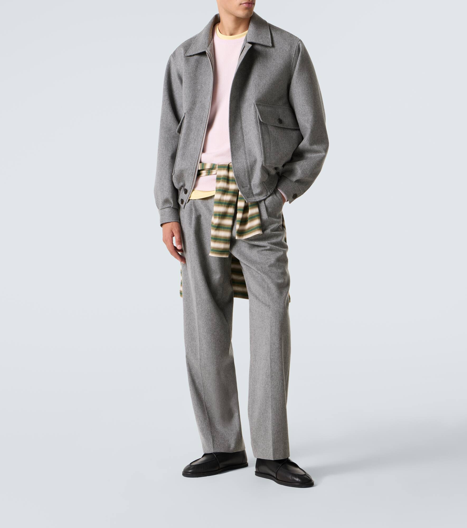 Cashmere blouson jacket - 2