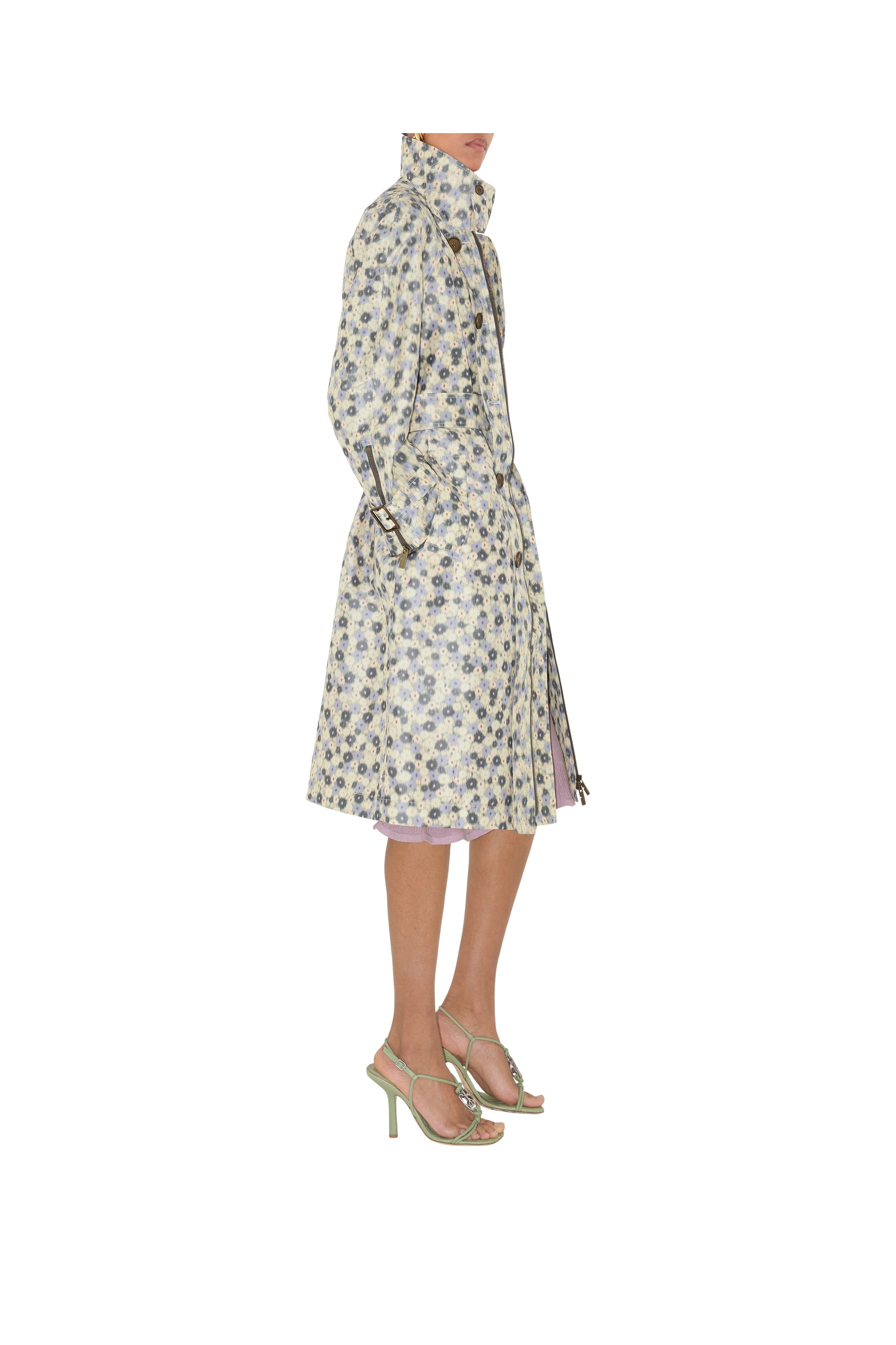 burberry Long Daisy Lightweight Zip Car Coat in Eccles at Nordstrom - 4