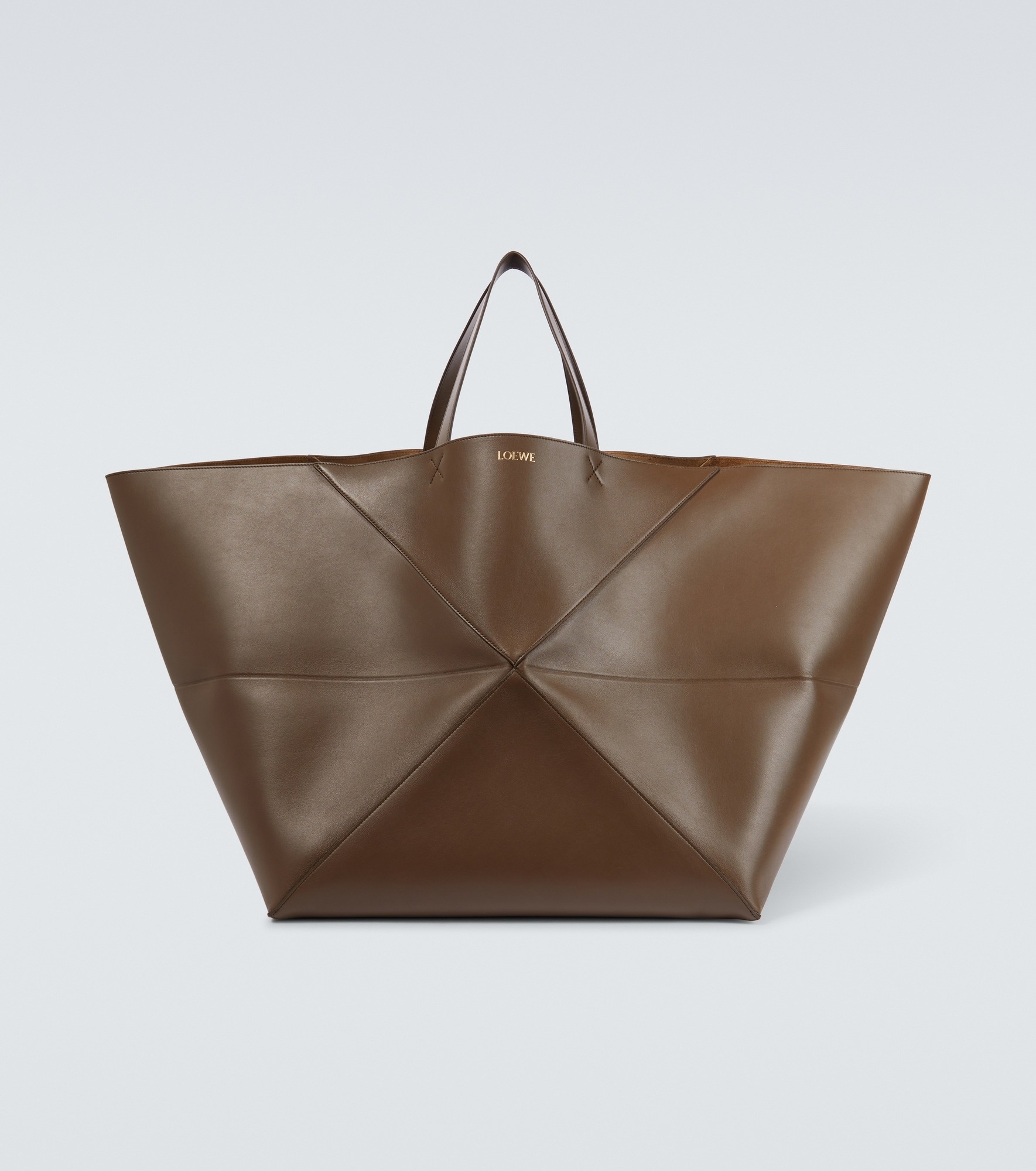 Loewe Puzzle Fold Extra Large leather tote bag mytheresa