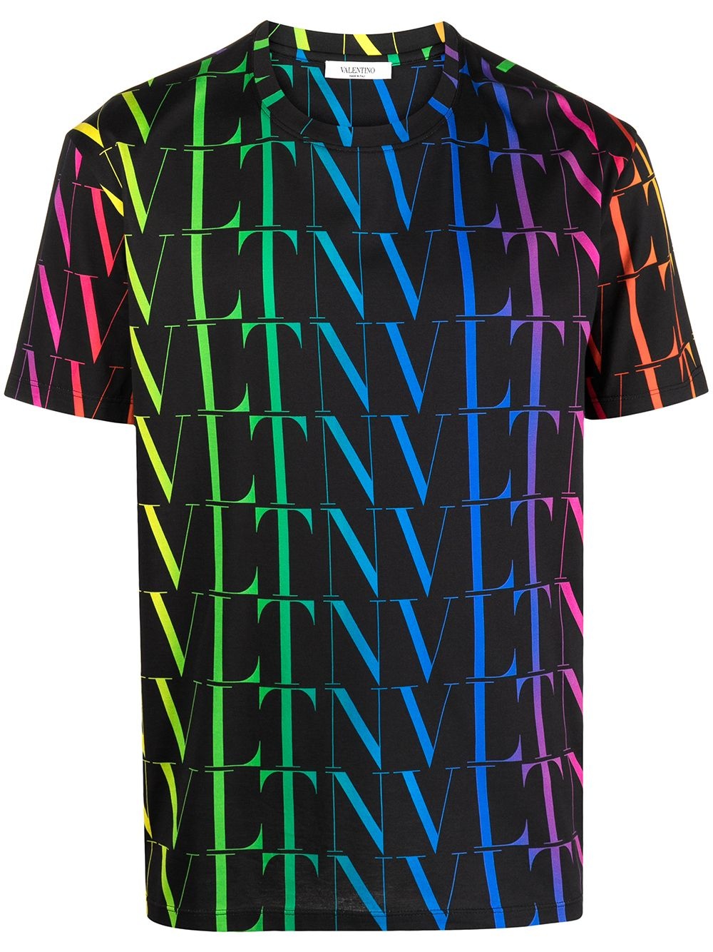 VLTN rainbow-logo print T-shirt - 1