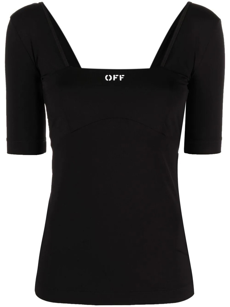 logo-print T-shirt 1