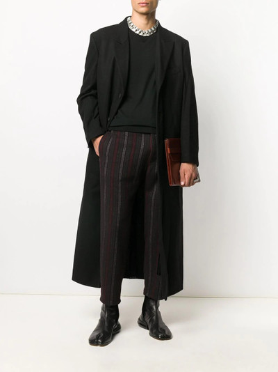 Ann Demeulemeester striped tailored trousers outlook