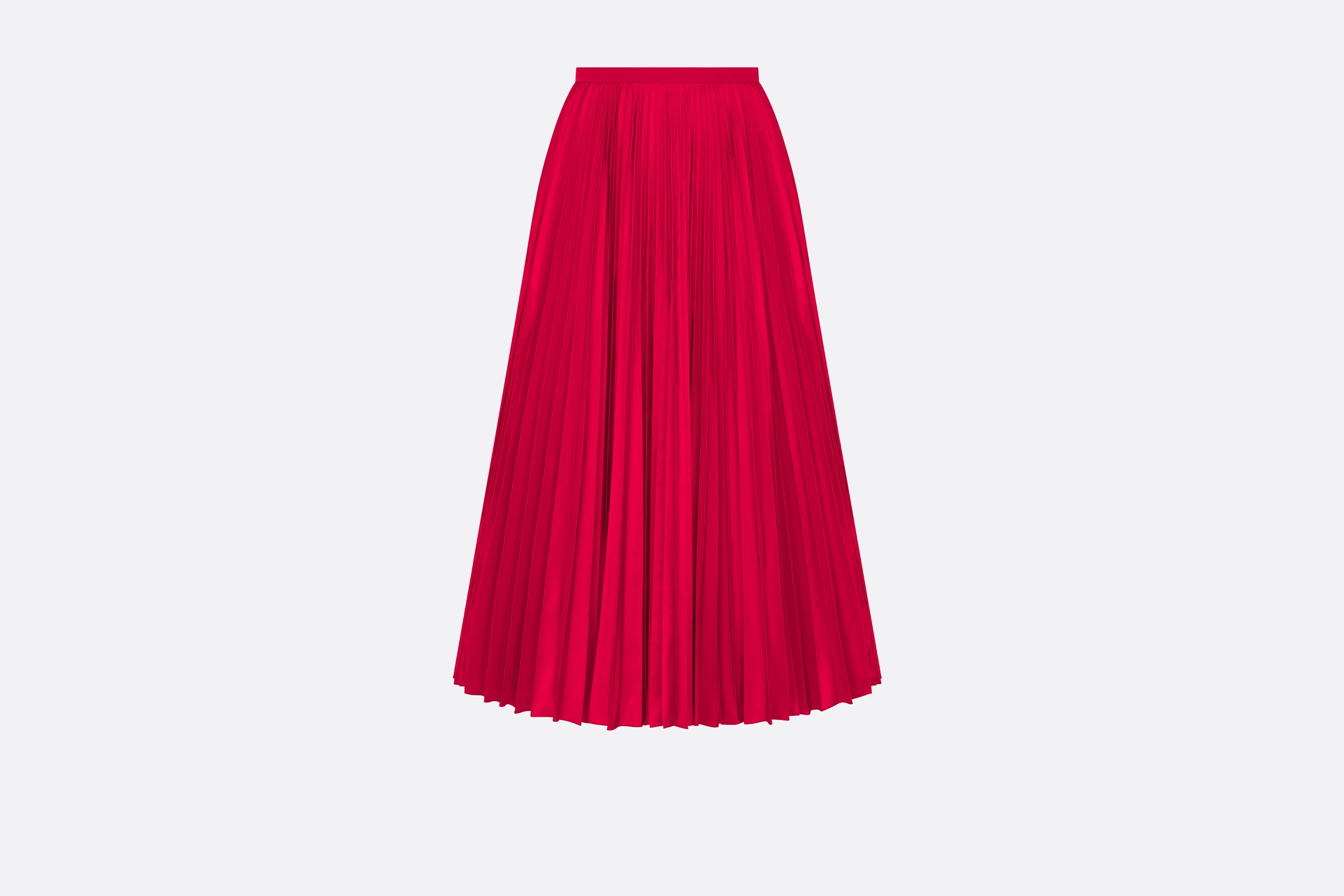 Mid-Length Pleated Skirt - 1