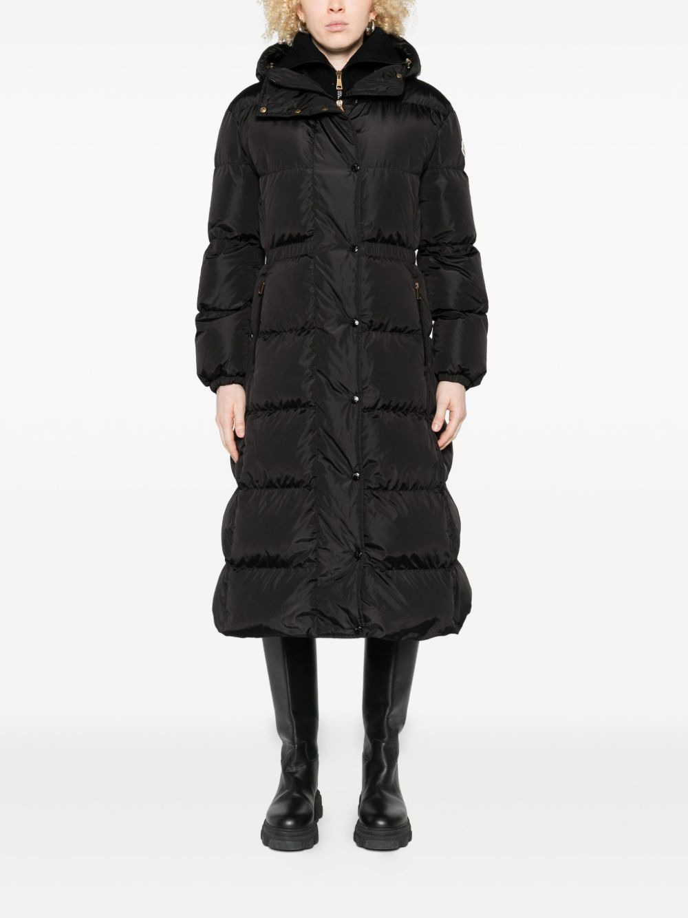 hooded quilted jacket - 2