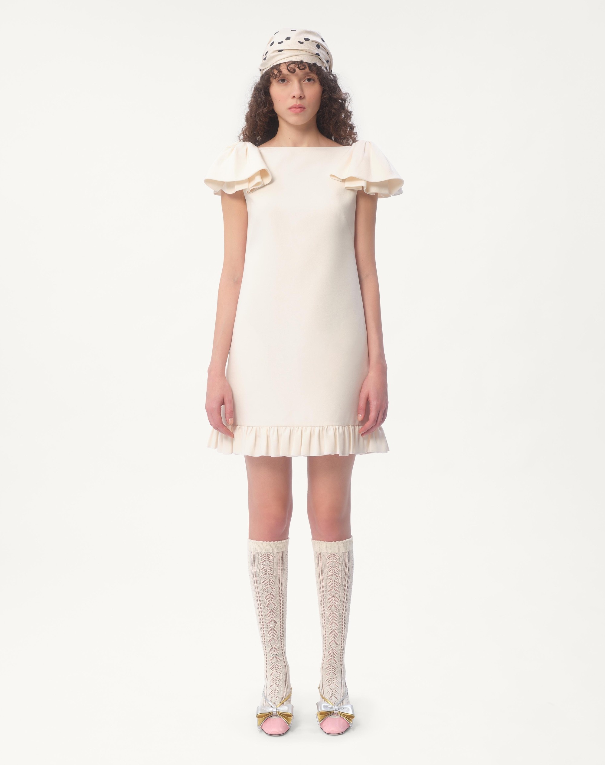 CREPE COUTURE SHORT DRESS - 7