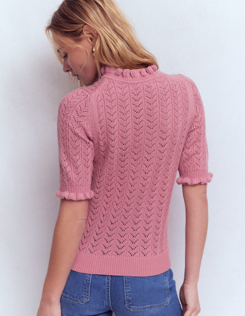 Eloise Frill T-Shirt-Spring Blossom Pink 4