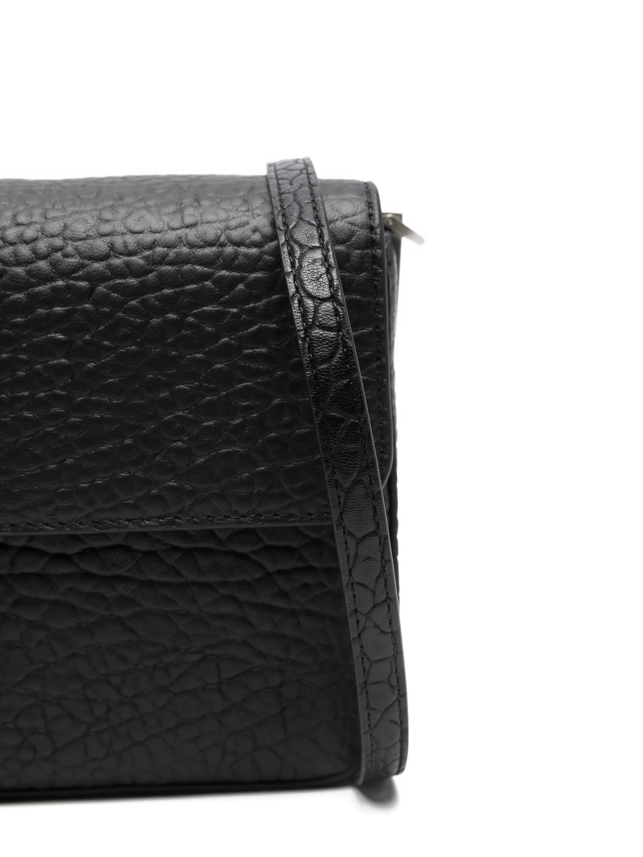 Pinko Textured-leather Shoulder Bag - 3
