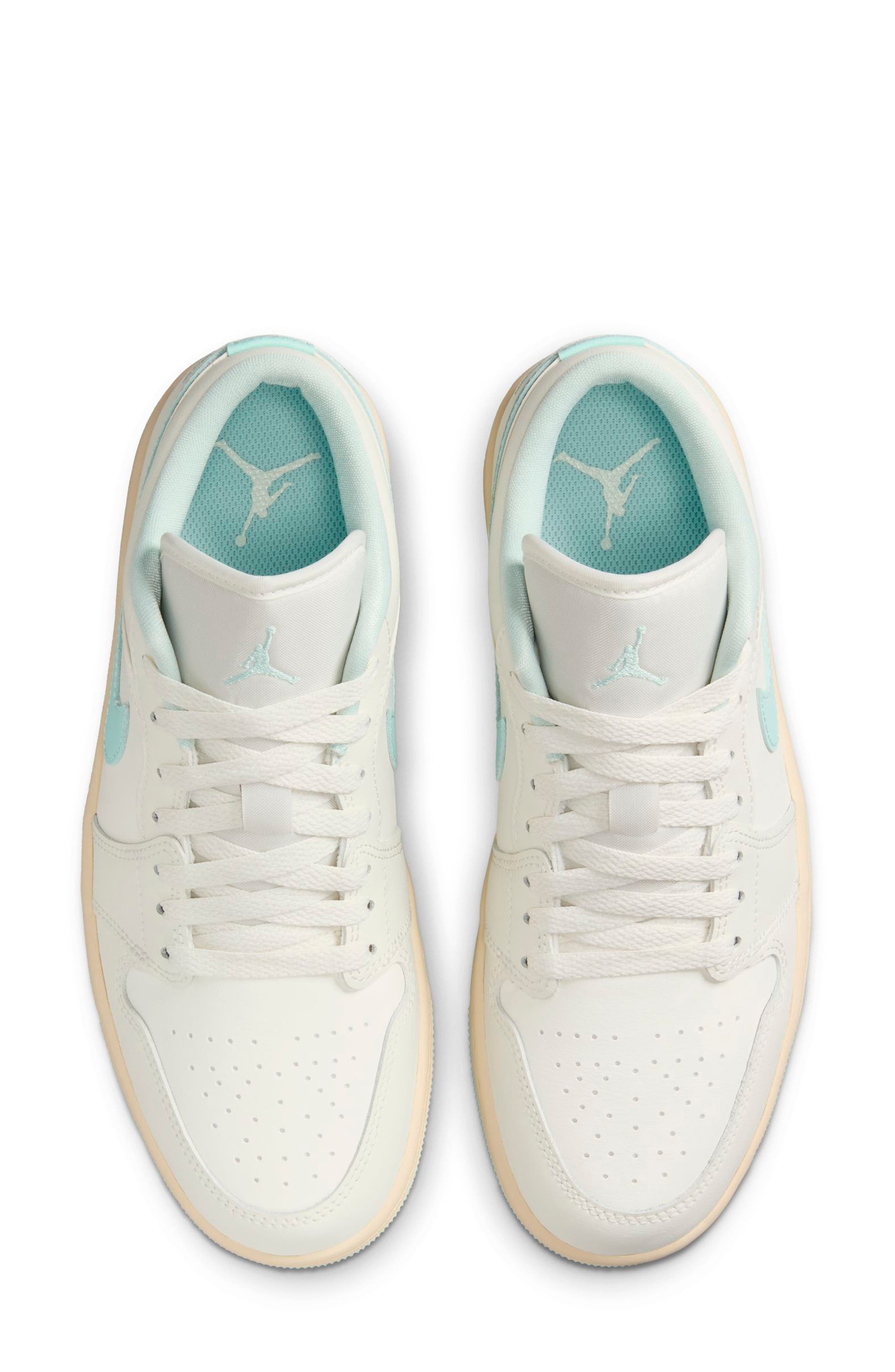 Air Jordan 1 Low Sneaker in Sail/Igloo at Nordstrom - 3