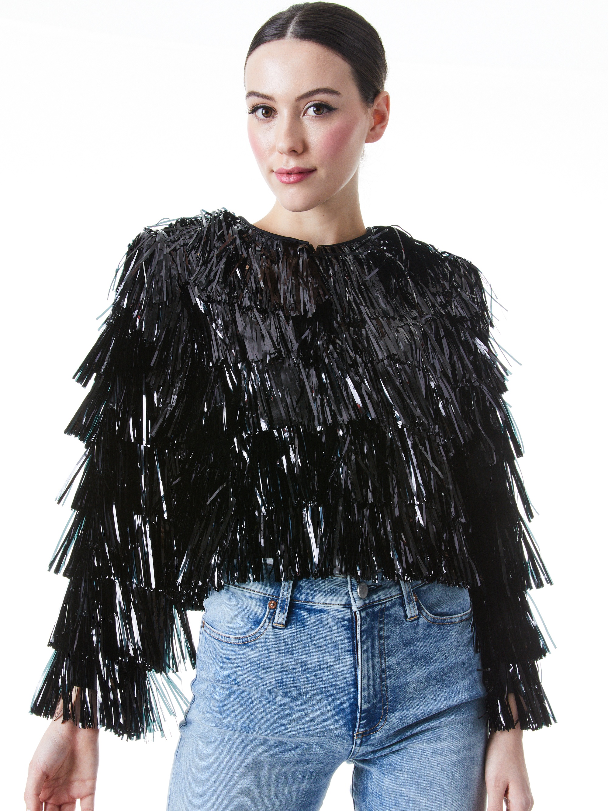 FAWN FRINGE TINSEL JACKET - 2